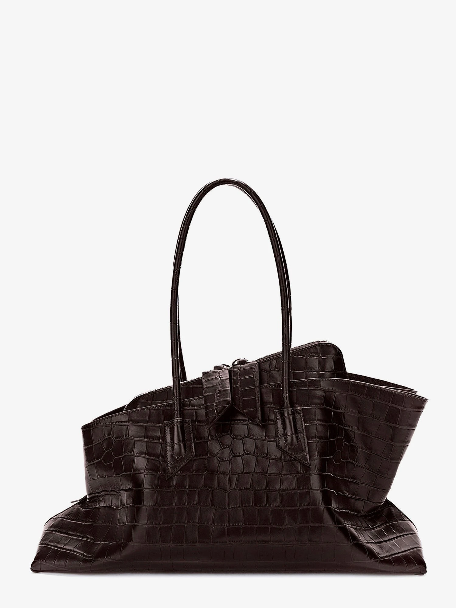 La Passeggiata Medium croc-effect leather shoulder bag.webp