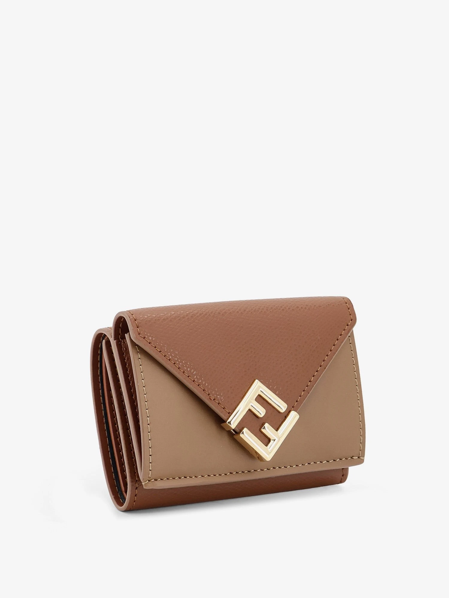 FF Diamonds Micro Trifold Leather Wallet.webp