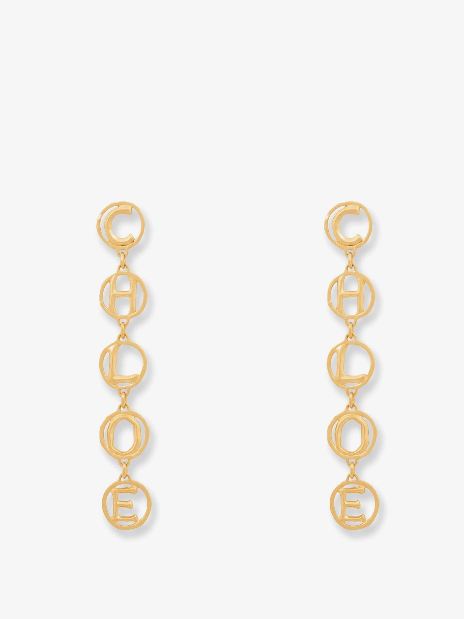 Brass Script Earrings.webp