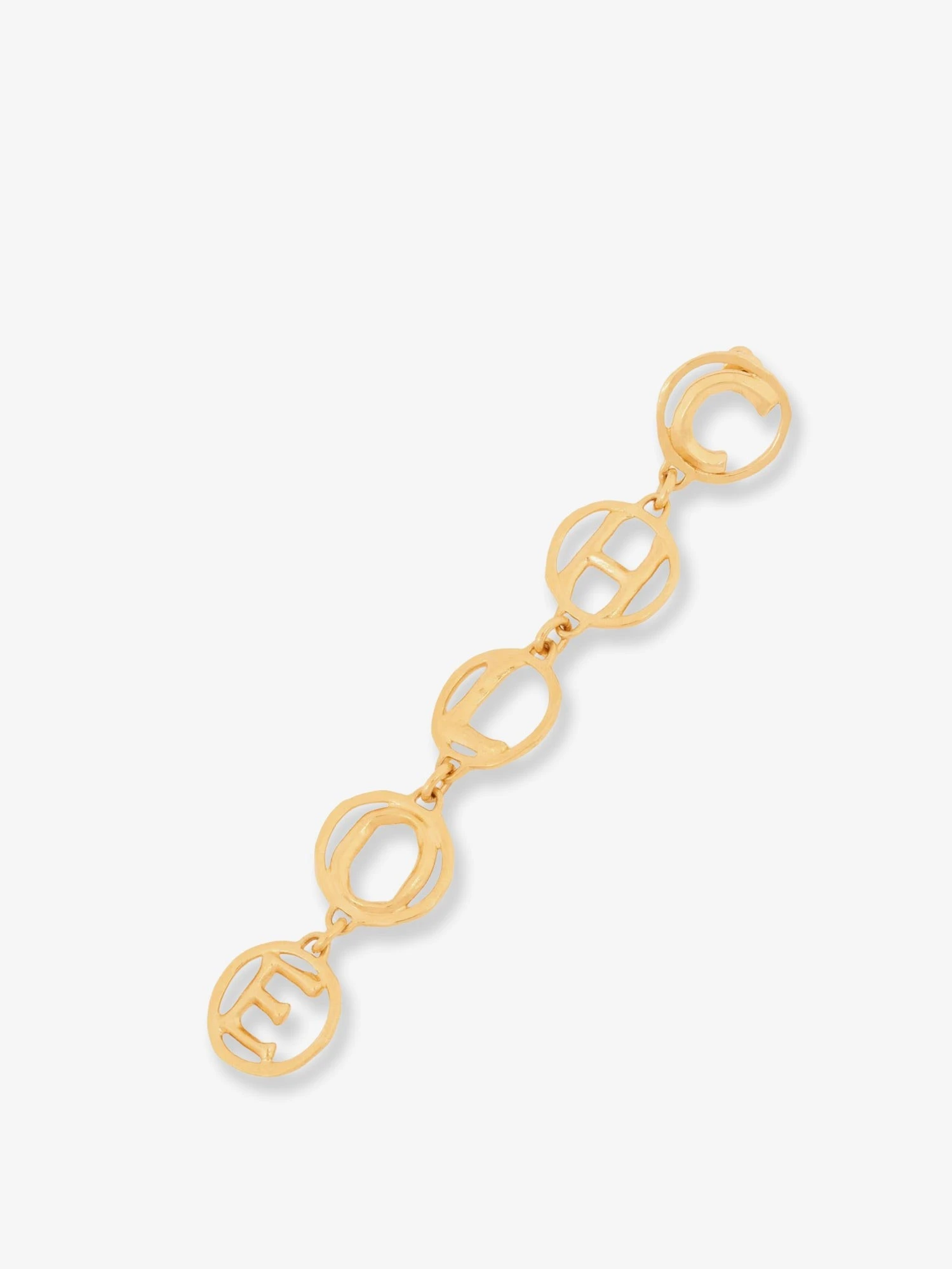 Brass Script Earrings.webp