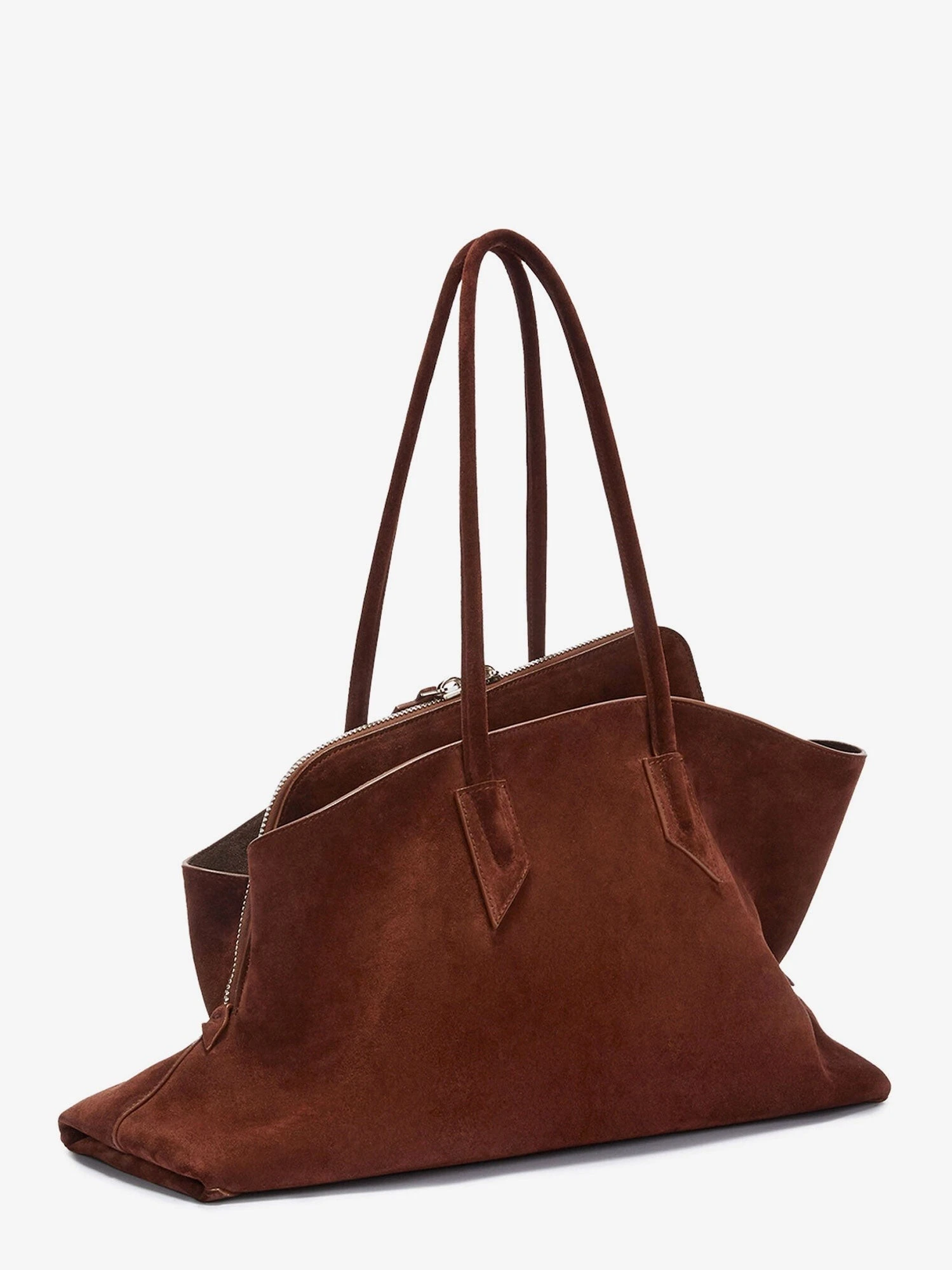 Borsa a spalla La Passeggiata in suede.webp