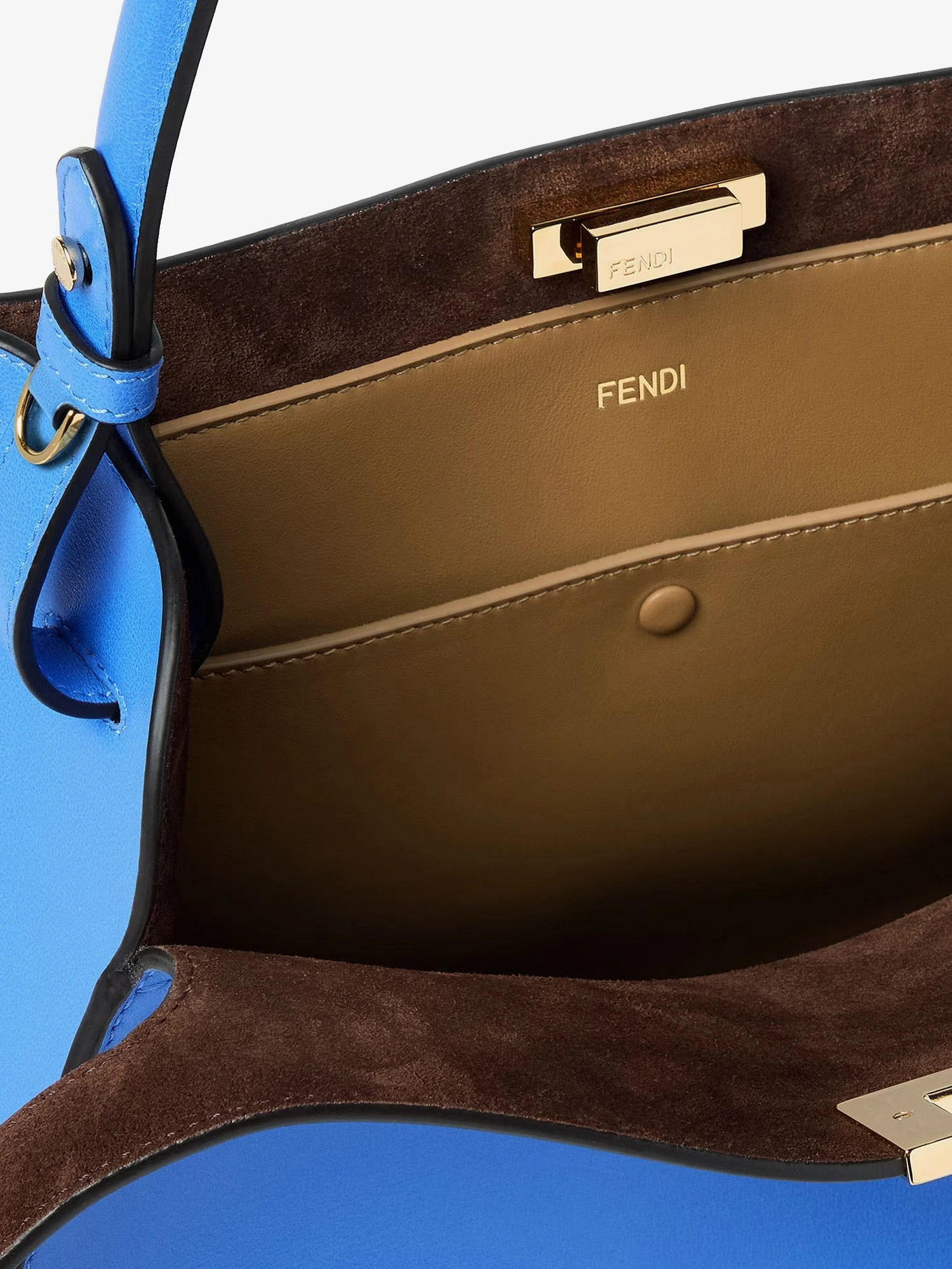Fendi Way Medium leather shoulder bag with contrasting lining.webp