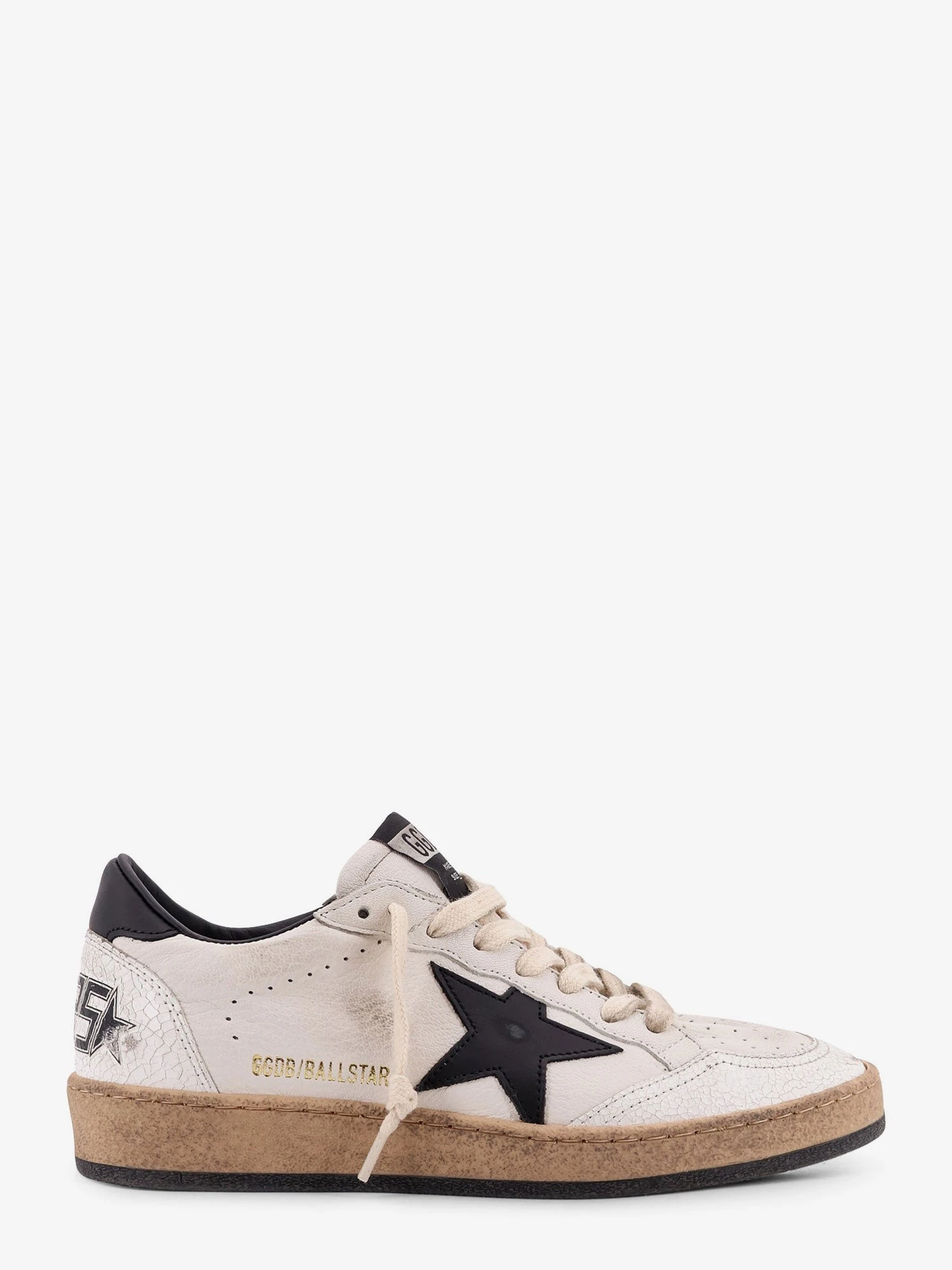 Ballstar leather sneakers with iconic side logo.webp