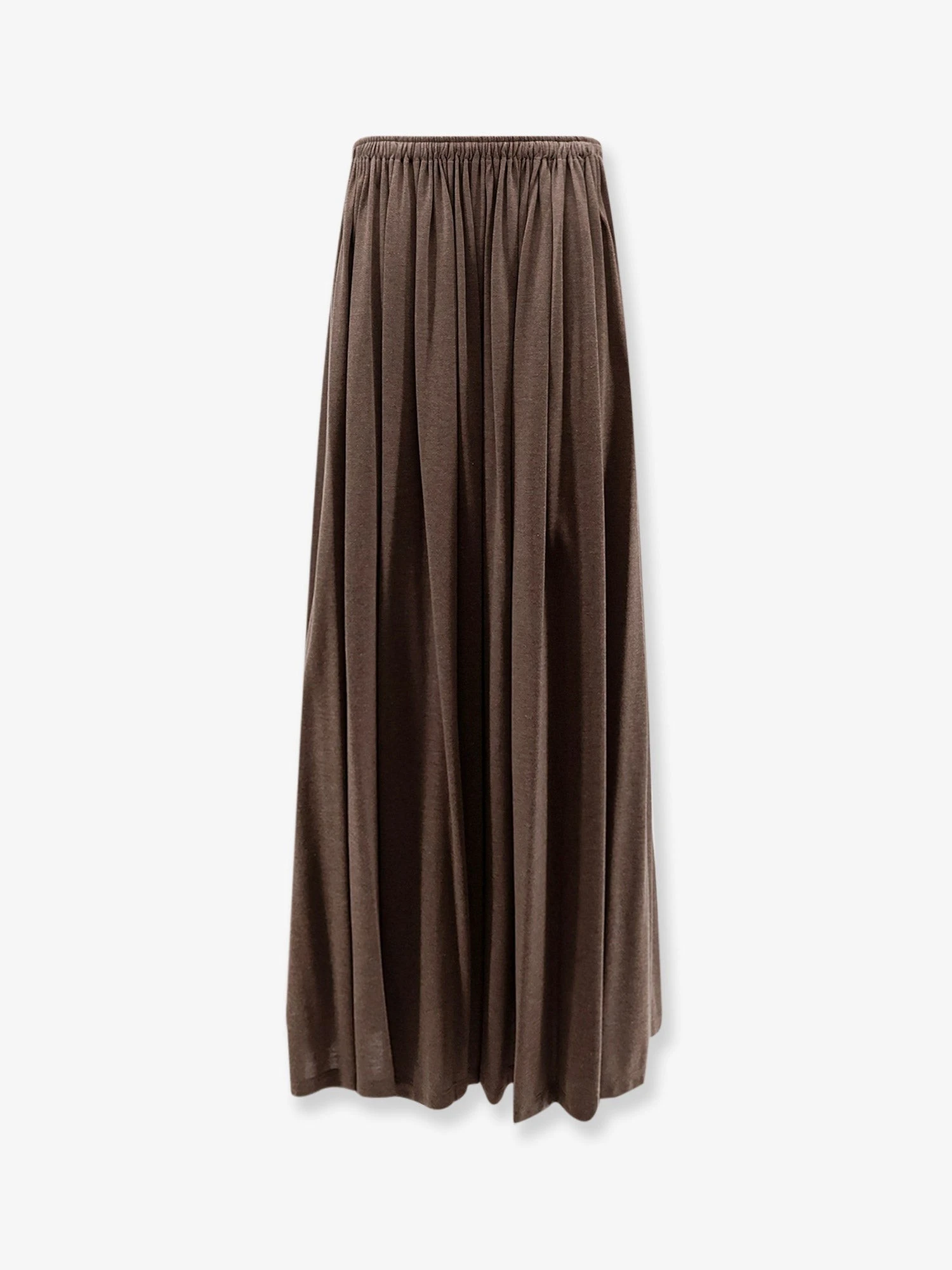 MXMLivrea pleated jersey long skirt.webp