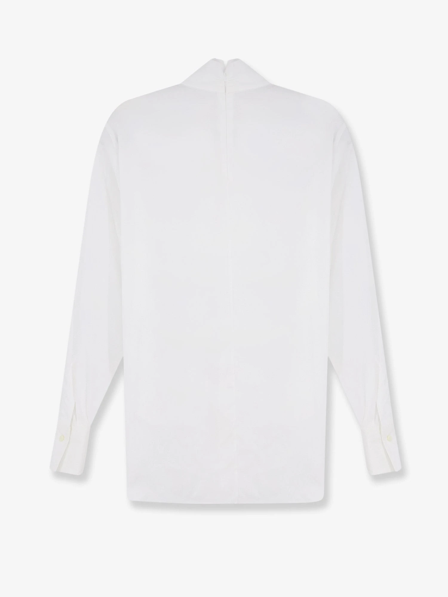 Cotton blend shirt with Monili detail.webp