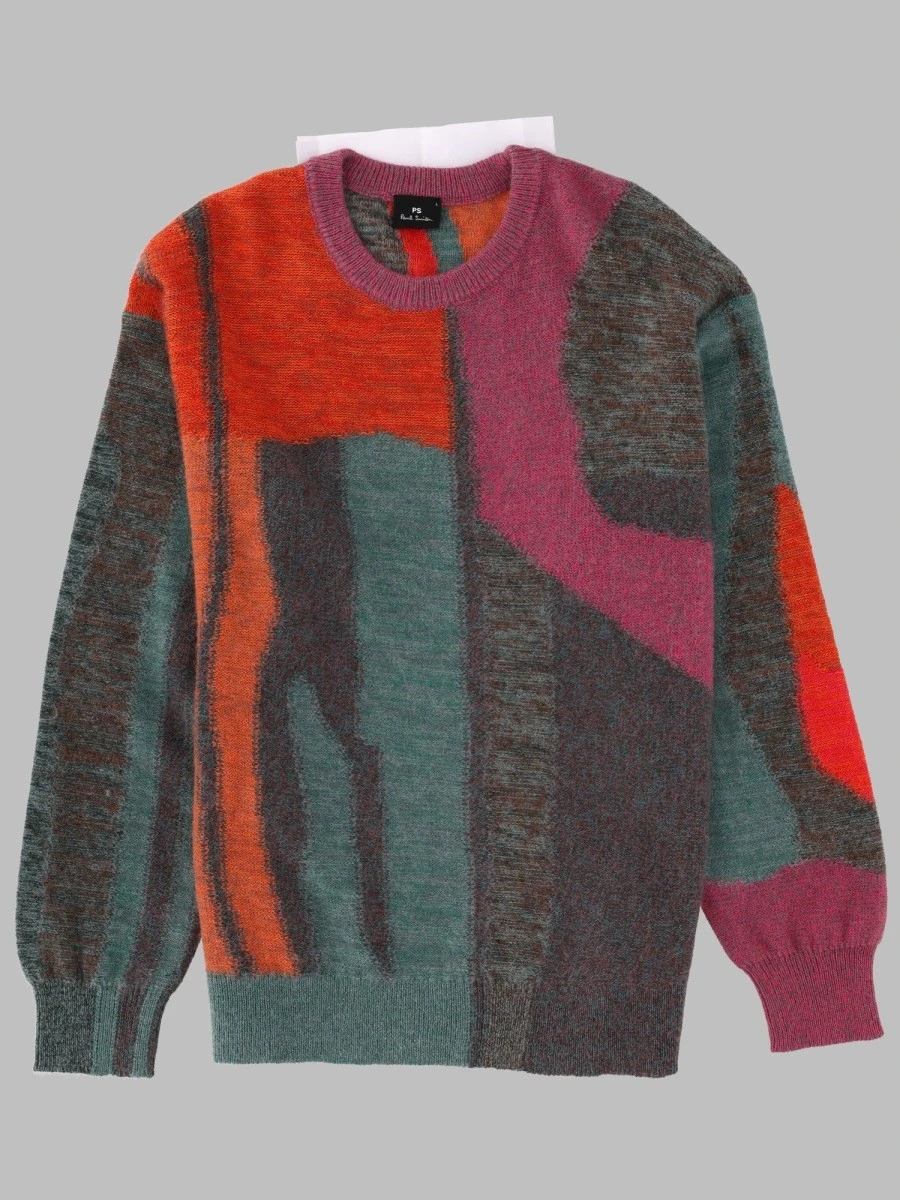 MAGLIA CON MOTIVO FLOREALE GLITCH.webp