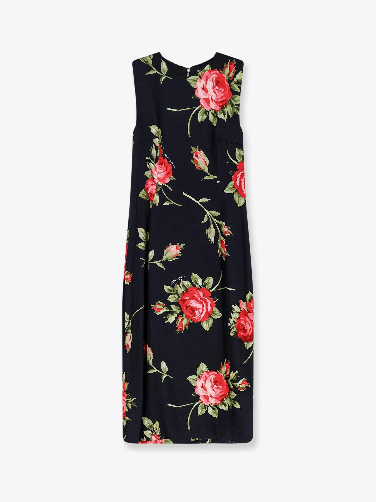 Viscose dress with iconic print.webp