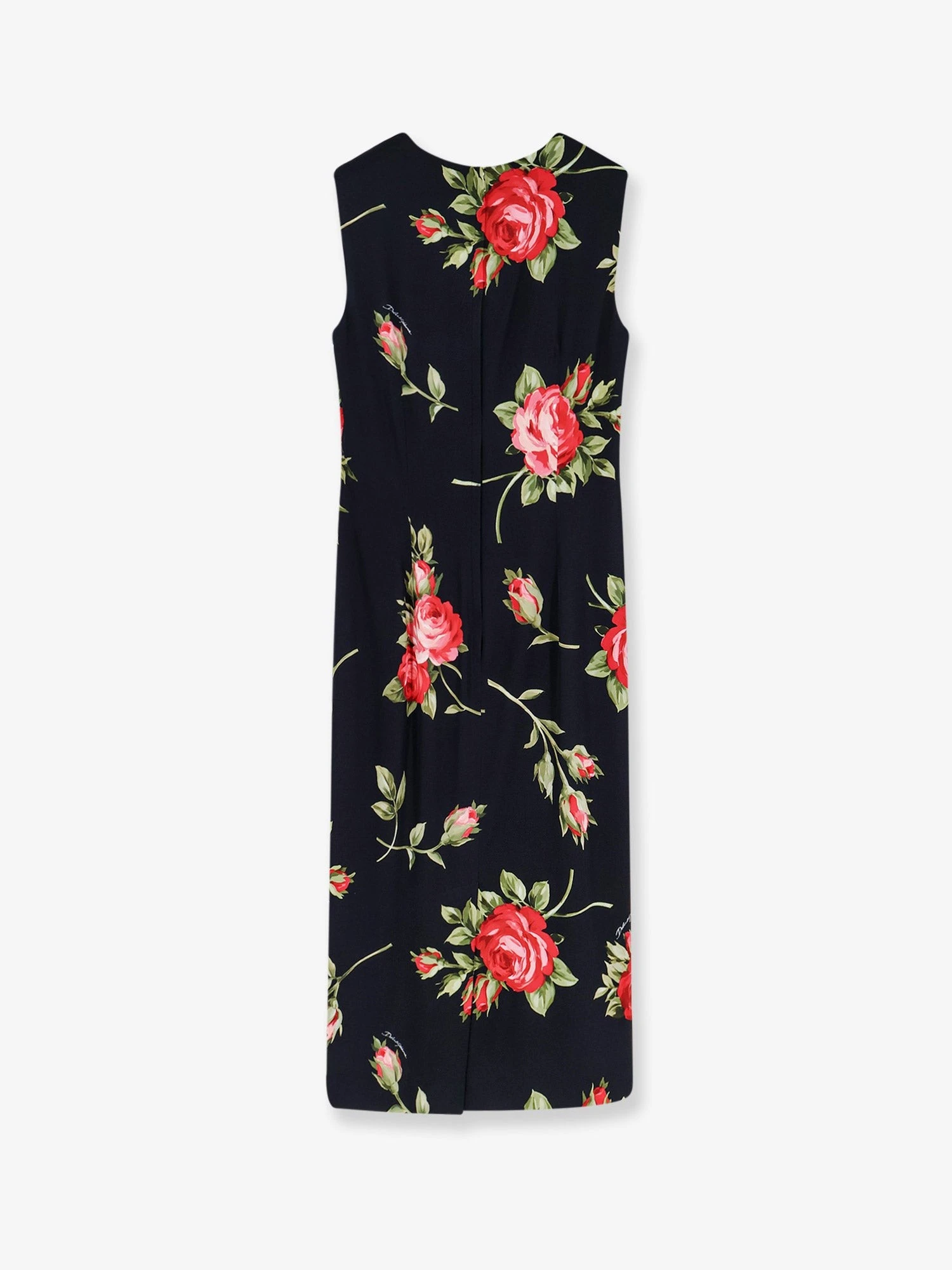 Viscose dress with iconic print.webp