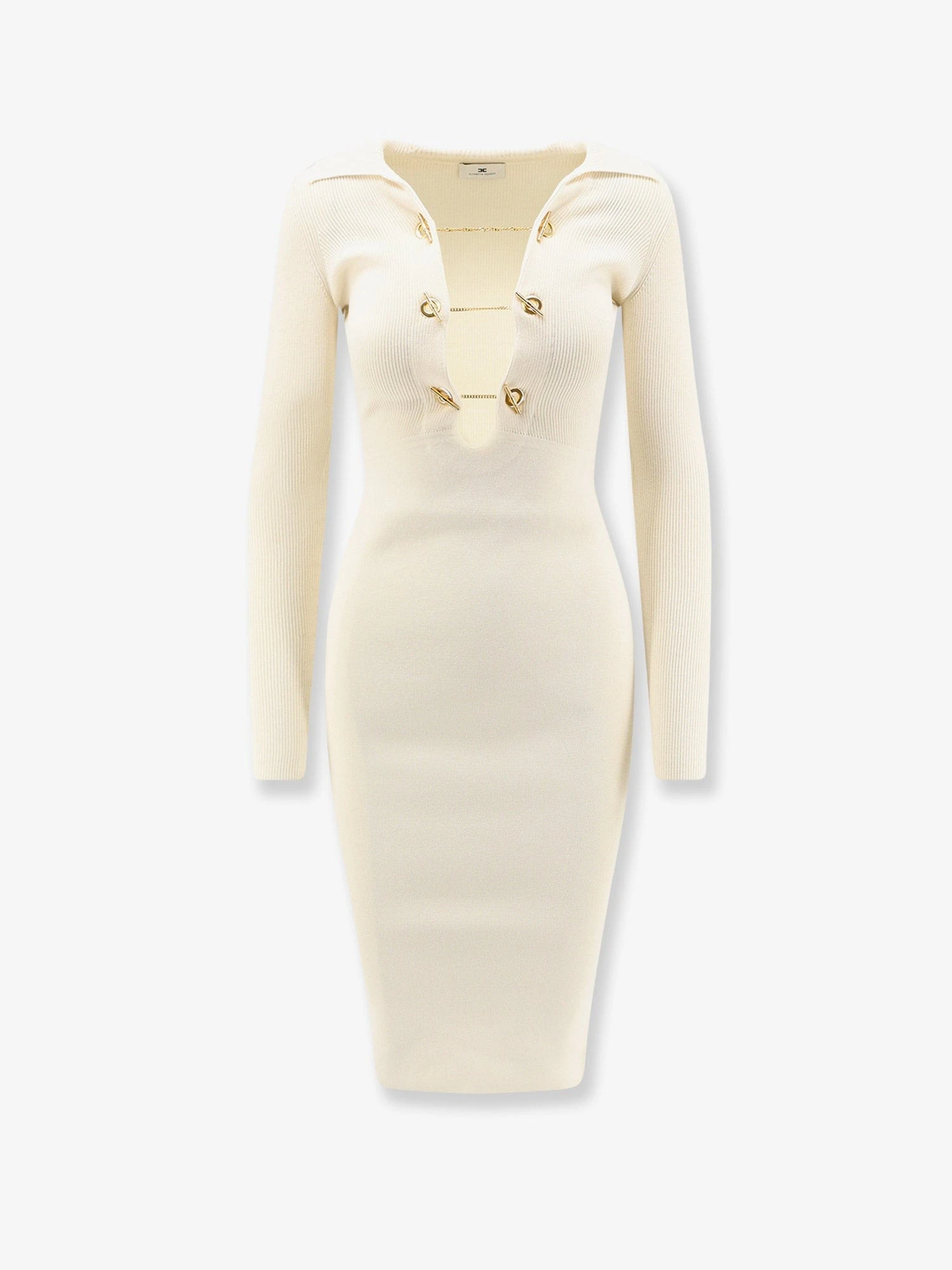 Long viscose blend dress.webp