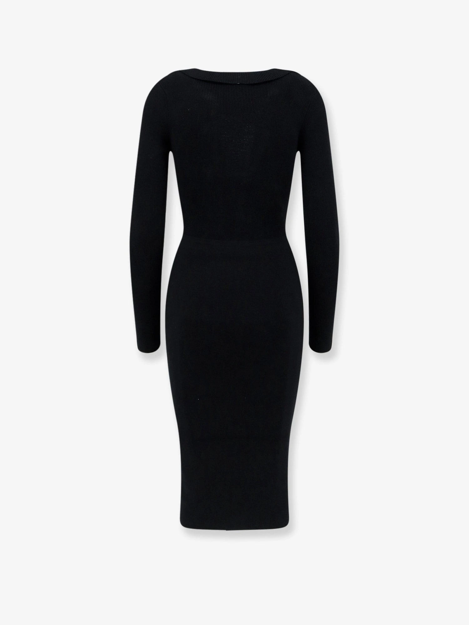 Long viscose blend dress.webp