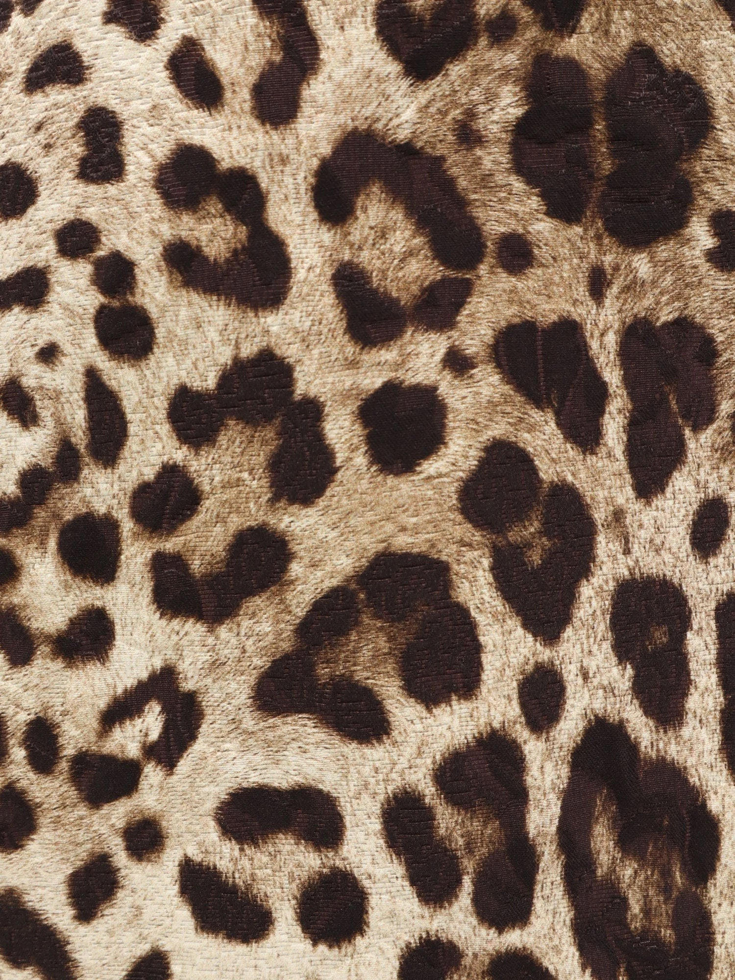 Cotton, silk and viscose mini skirt with animal motif.webp