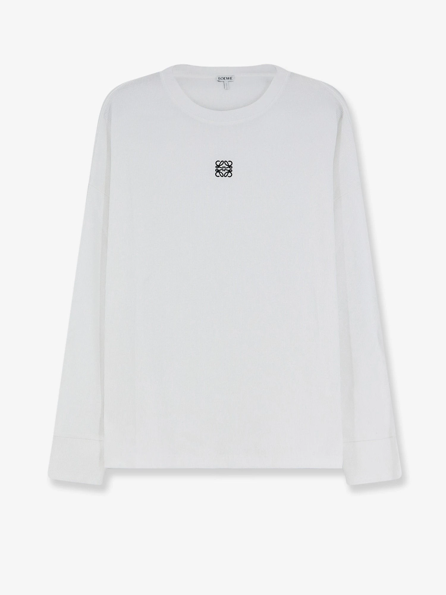 Ribbed cotton t-shirt