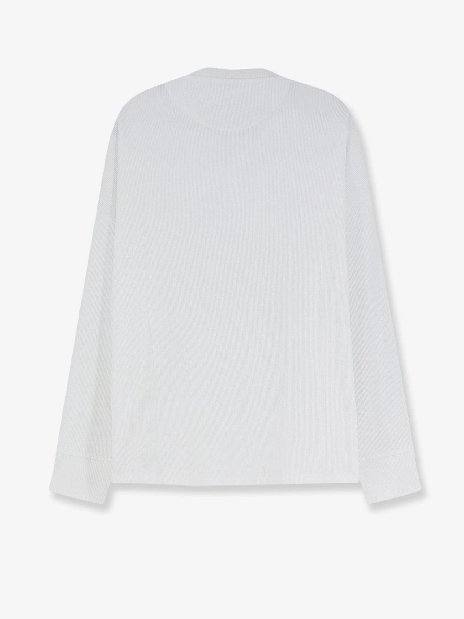 Ribbed cotton t-shirt