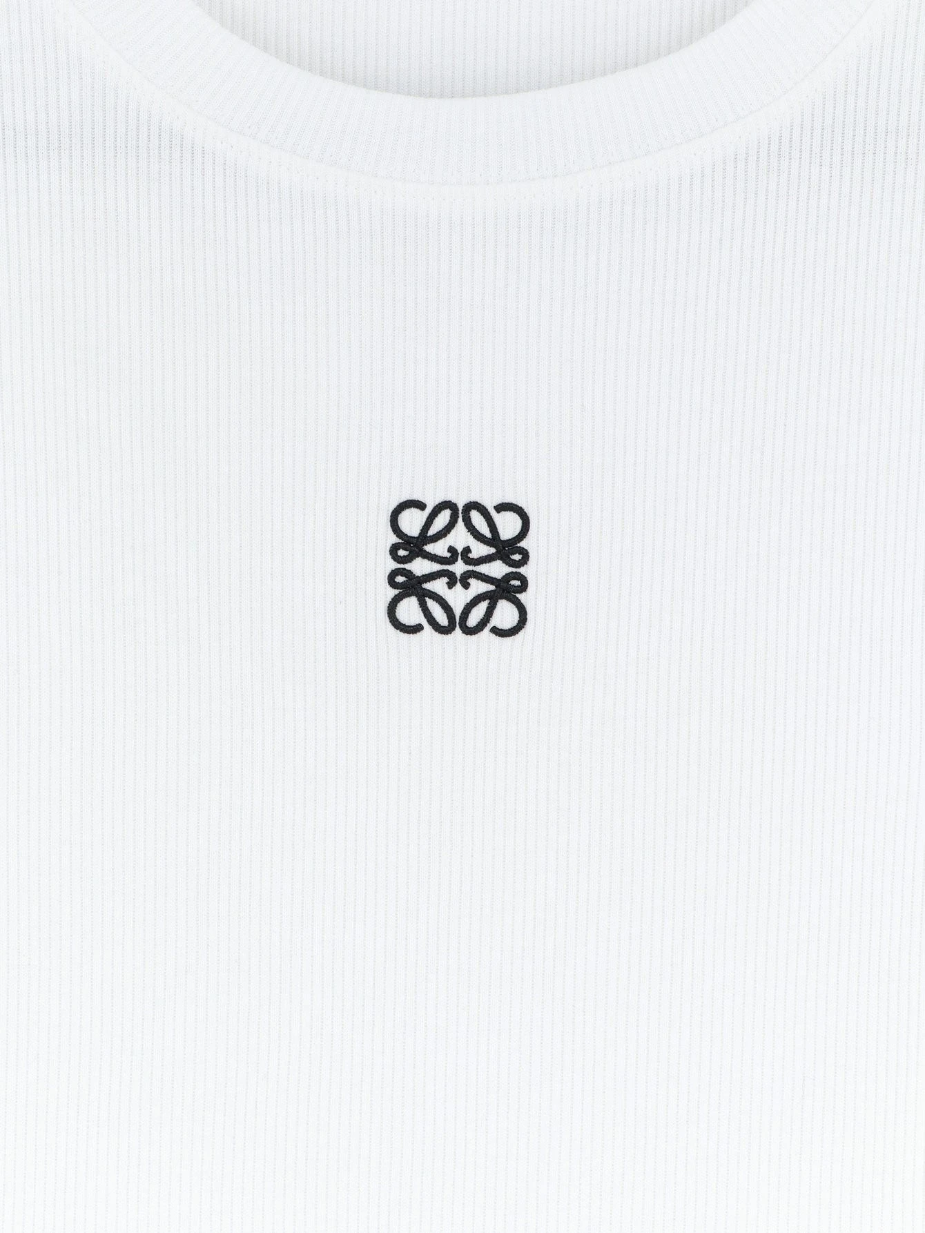 Ribbed cotton t-shirt