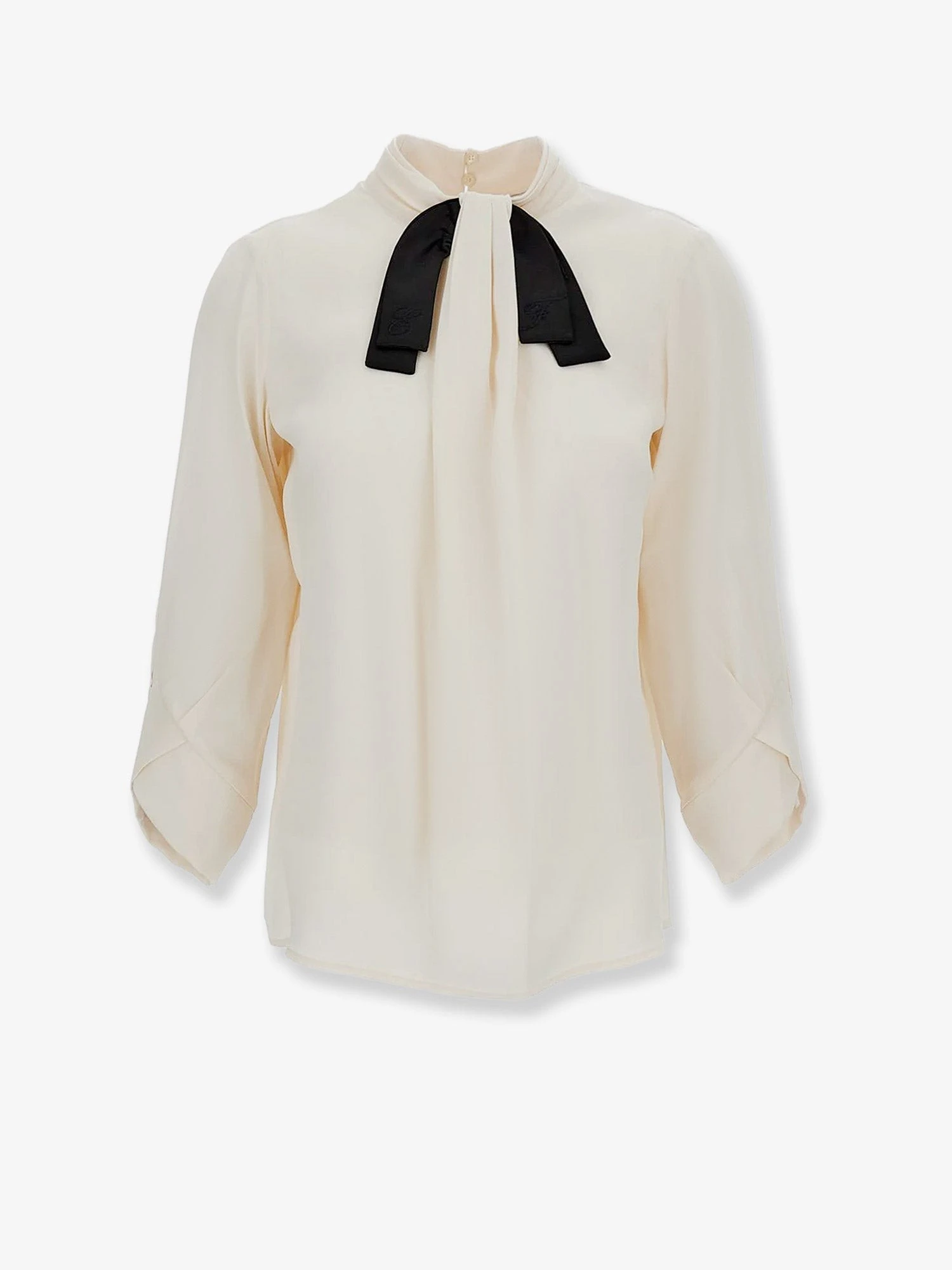 Viscose shirt with contrasting detail.webp