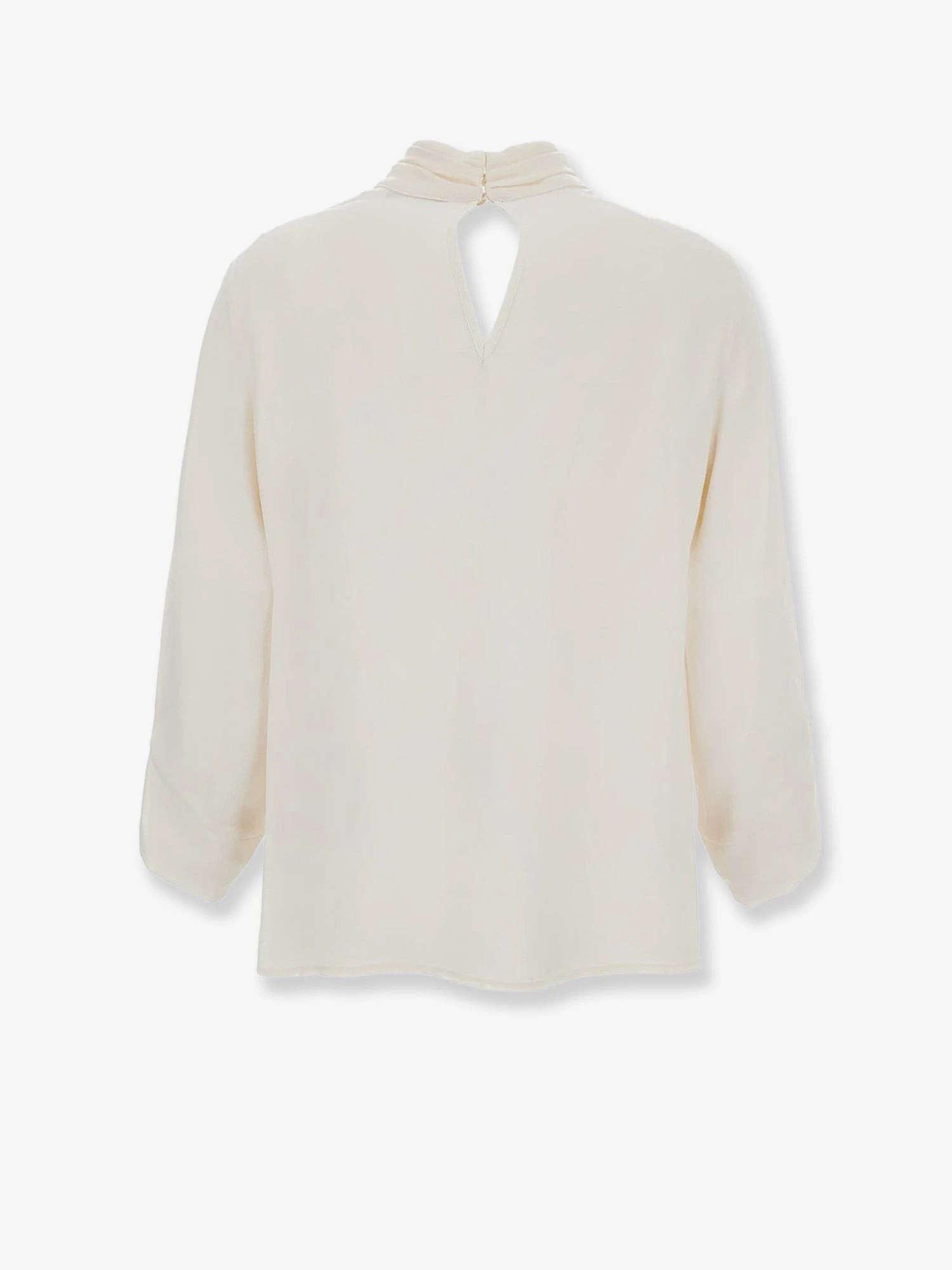 Viscose shirt with contrasting detail.webp
