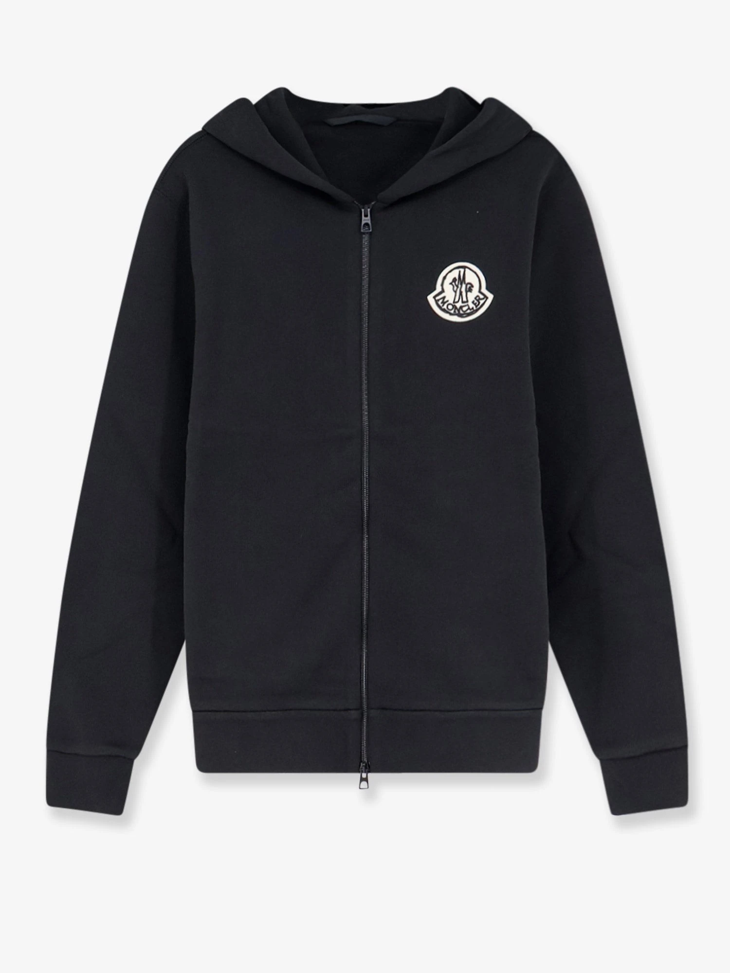 Cotton sweatshirt with logo patch.webp