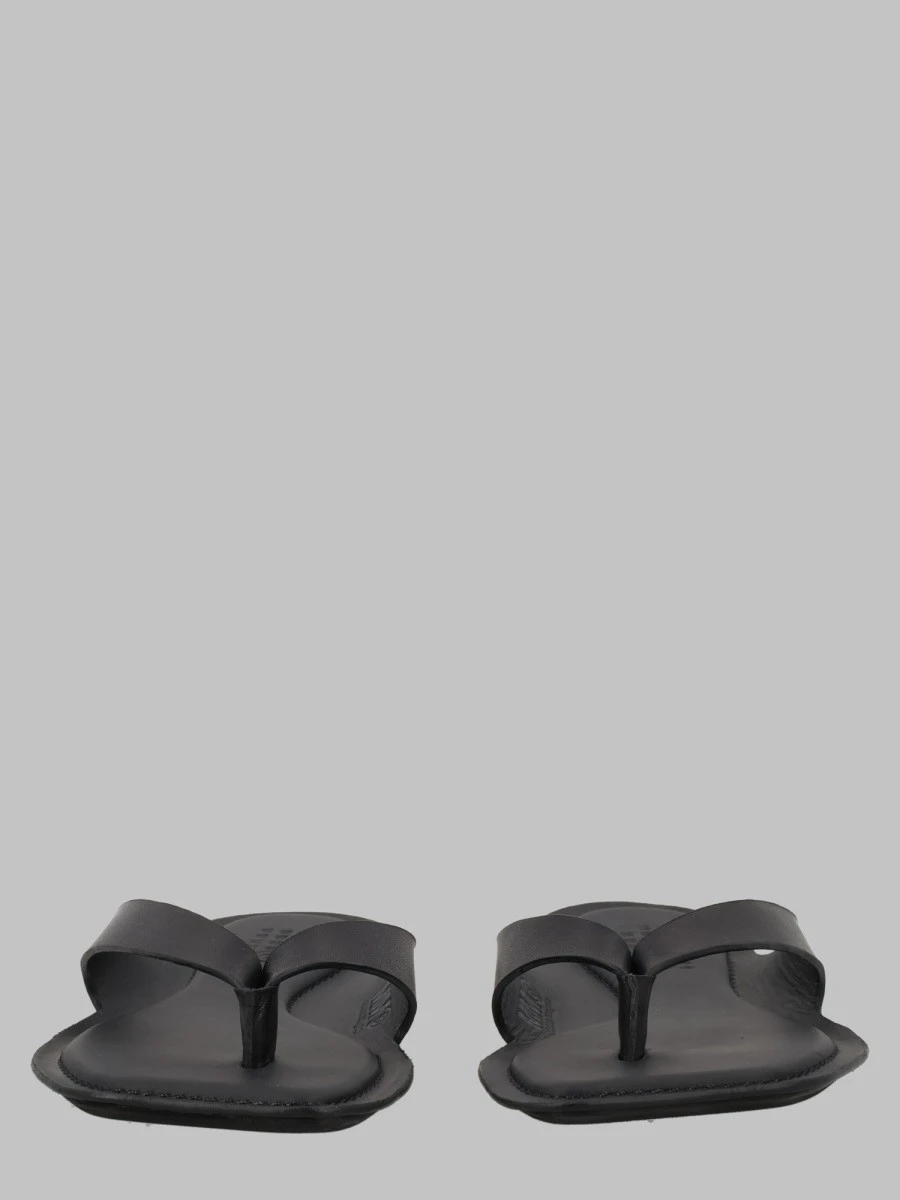 SANDALO INFRADITO "ANATOMIC" IN PELLE.webp