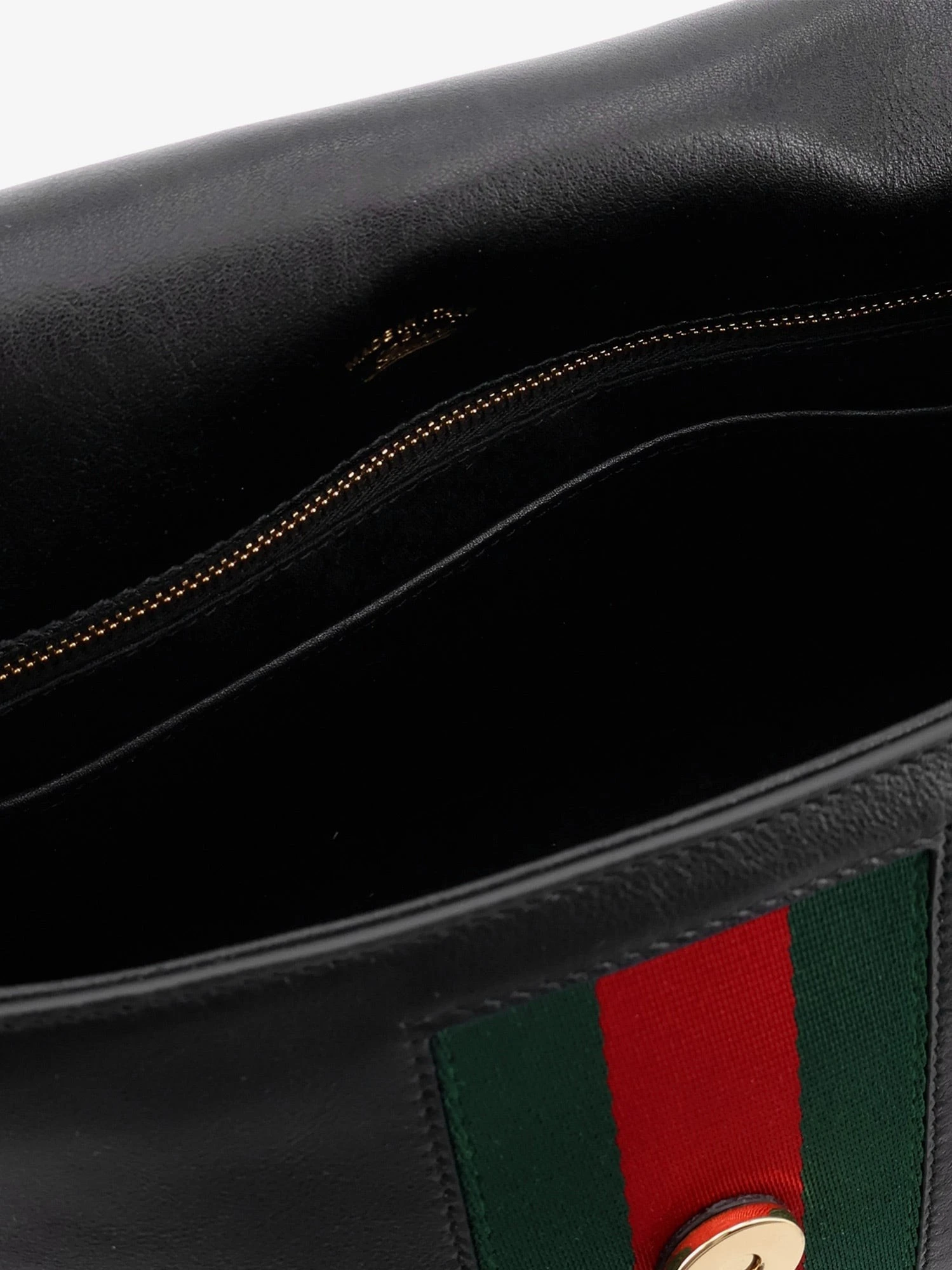 Paparazzo leather handbag with front Web detail.webp