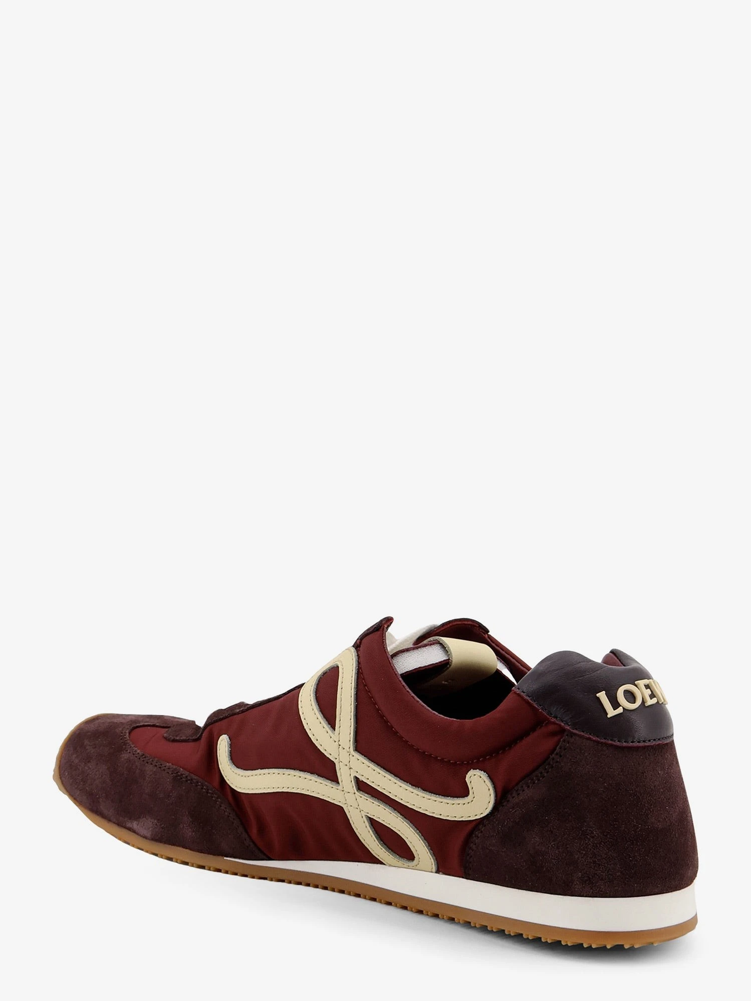 Ballet Runner 2.0 nylon and suede sneakers with side logo.webp