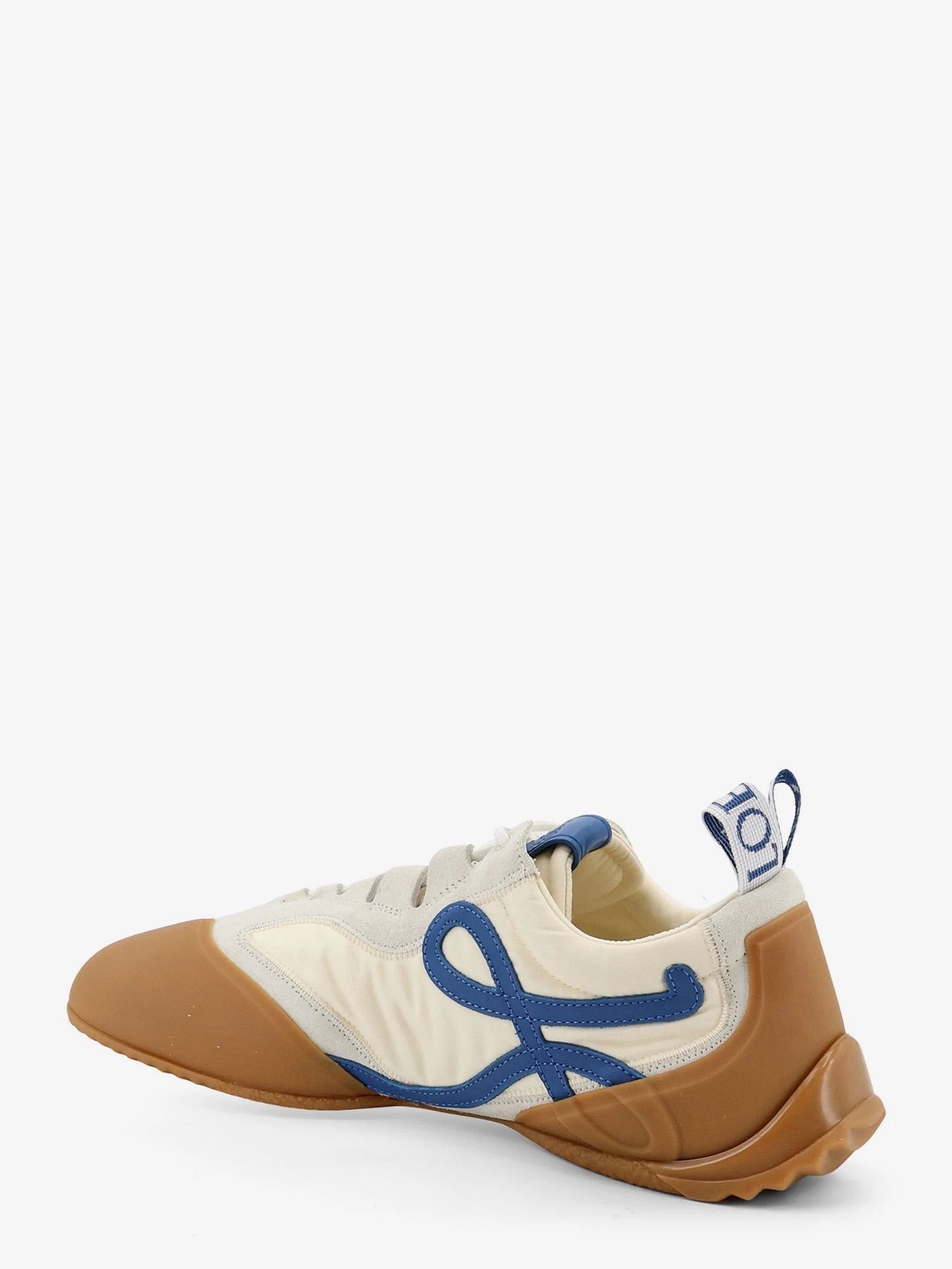 Grip nylon and suede sneakers with contrasting logo on the side.webp