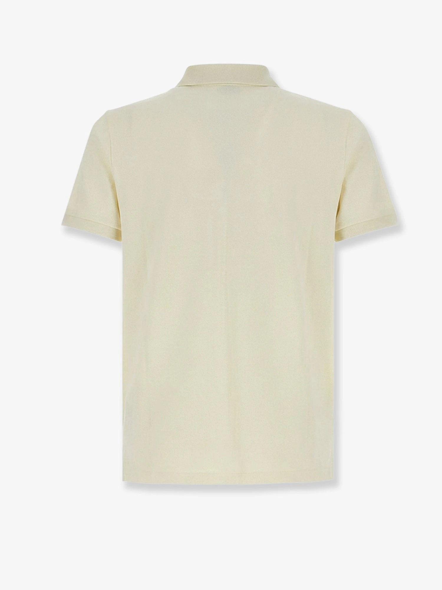 Cotton polo shirt with embroidered logo on the front.webp