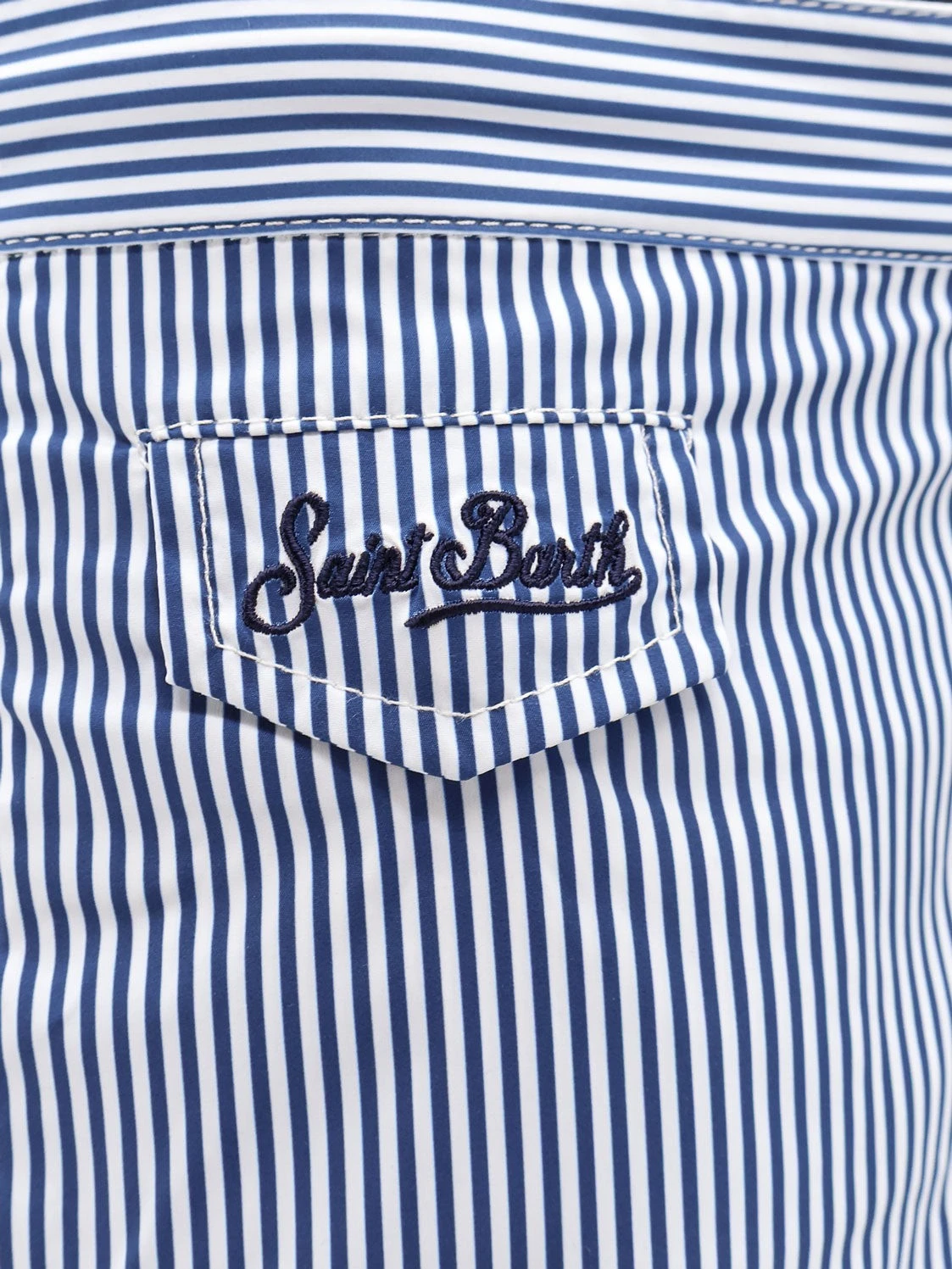 Harrys nylon swim shorts with striped print.webp