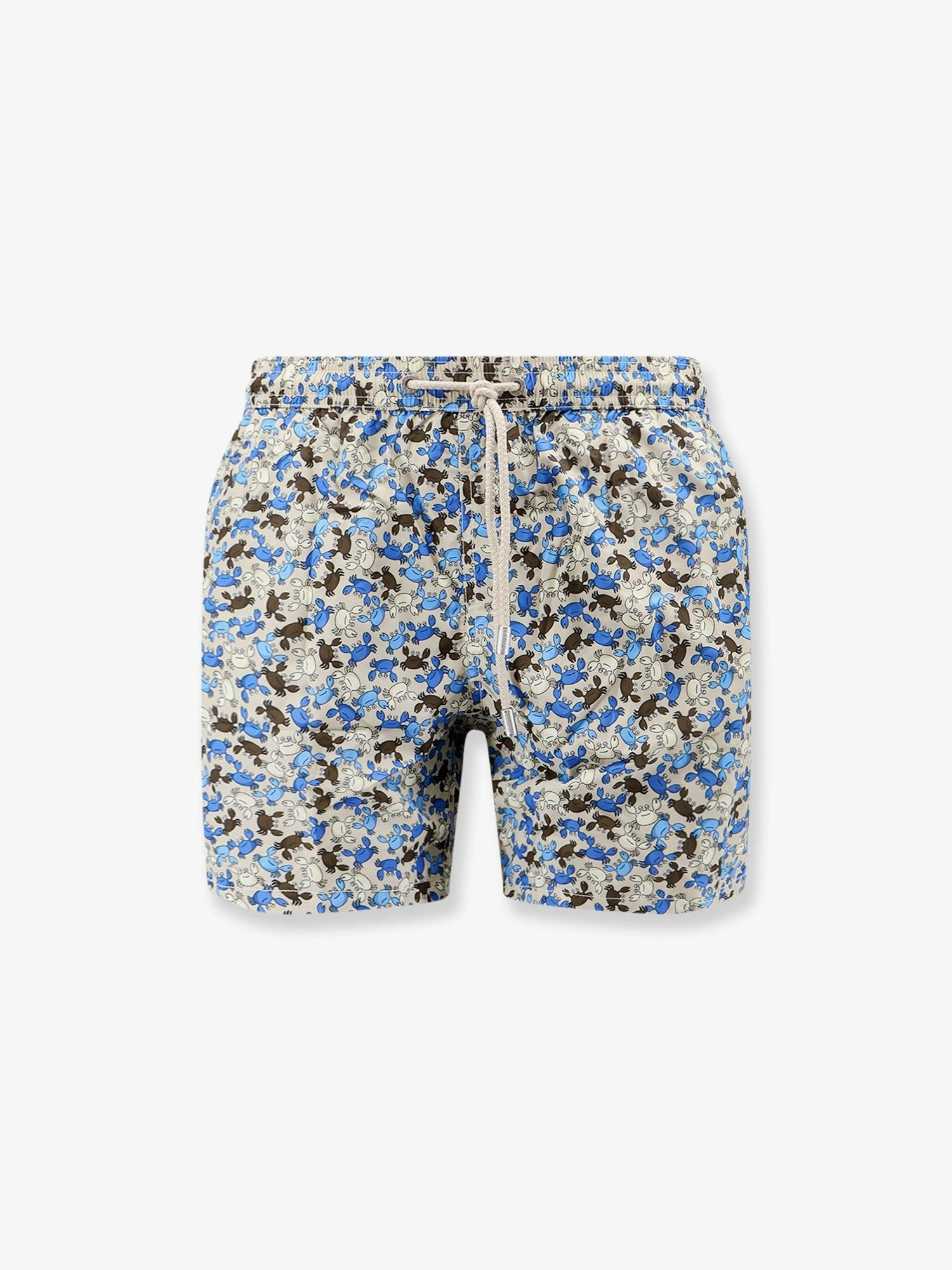 Nylon swim shorts with micro-pattern.webp