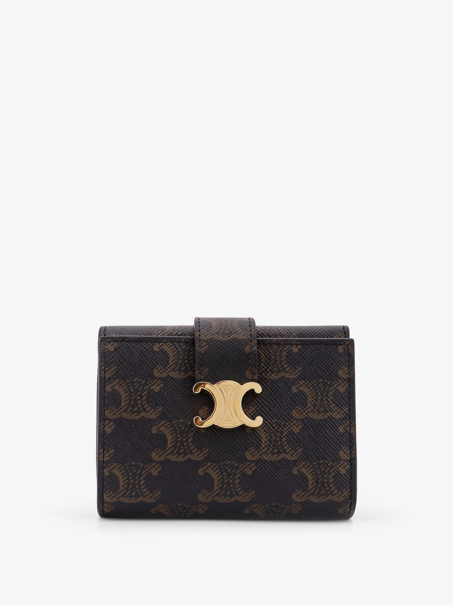 Trifold Triomphe coated canvas wallet.webp