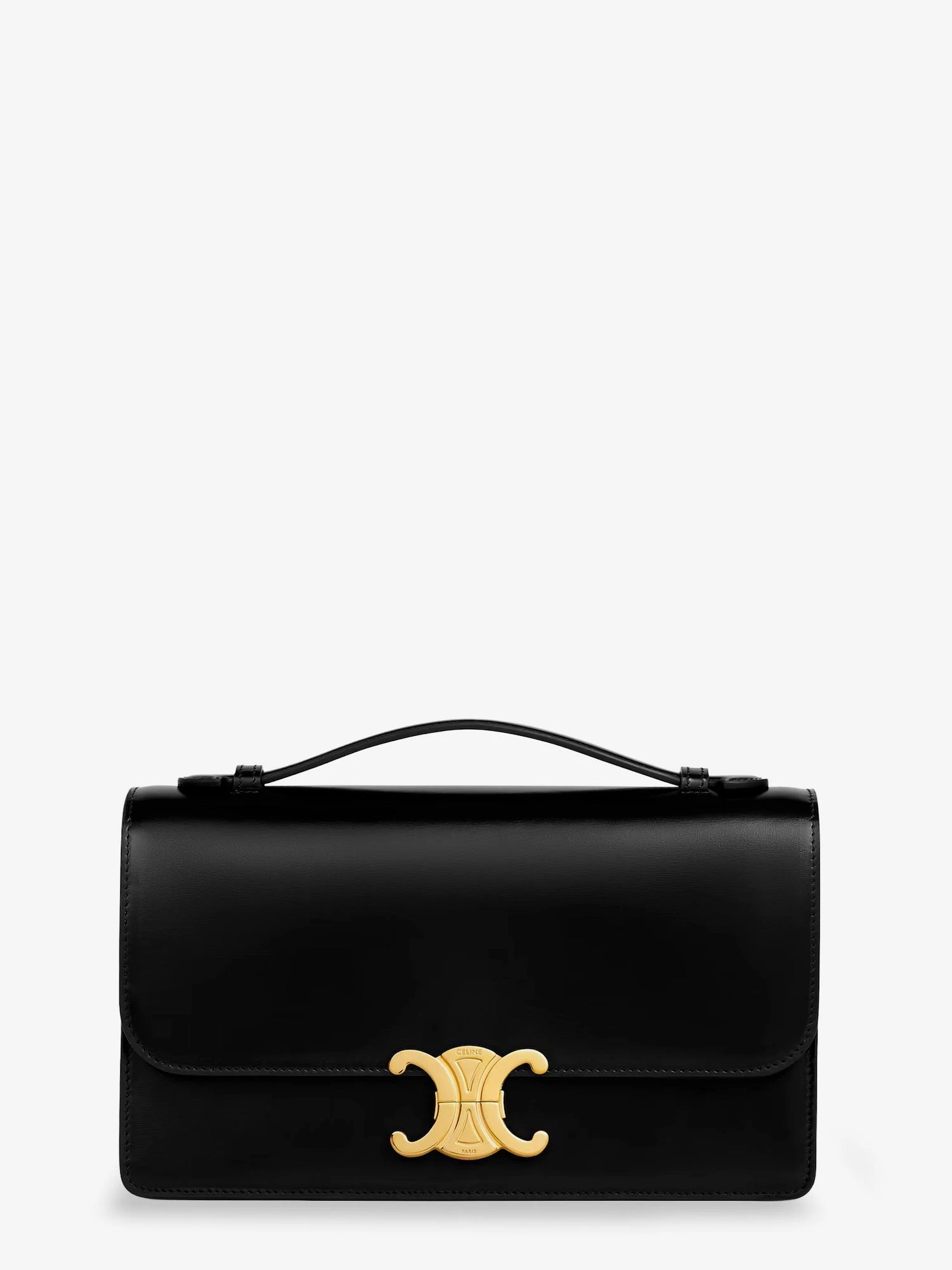 Triomphe leather crossbody bag.webp