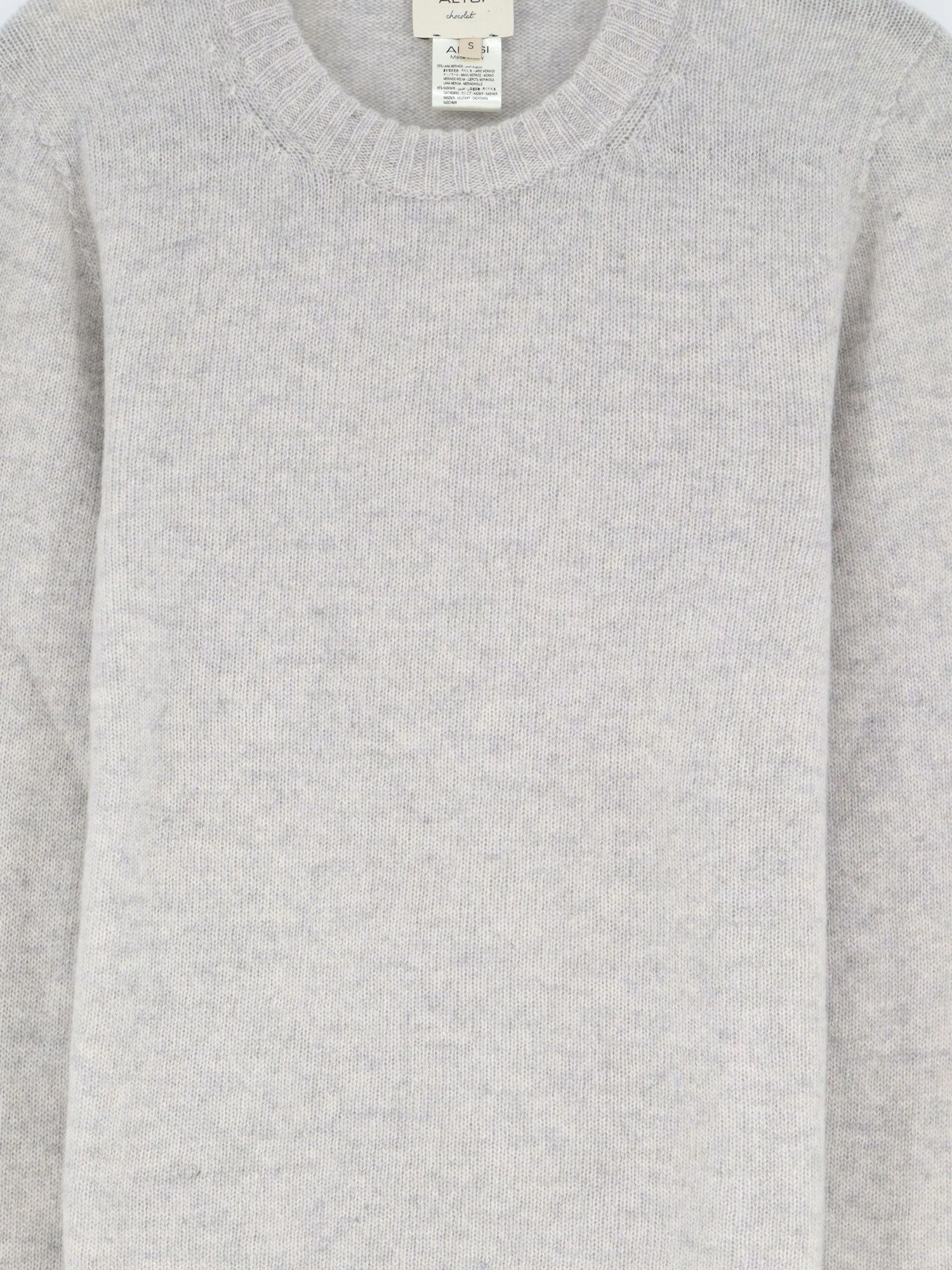 Merino wool and cashmere blend sweater