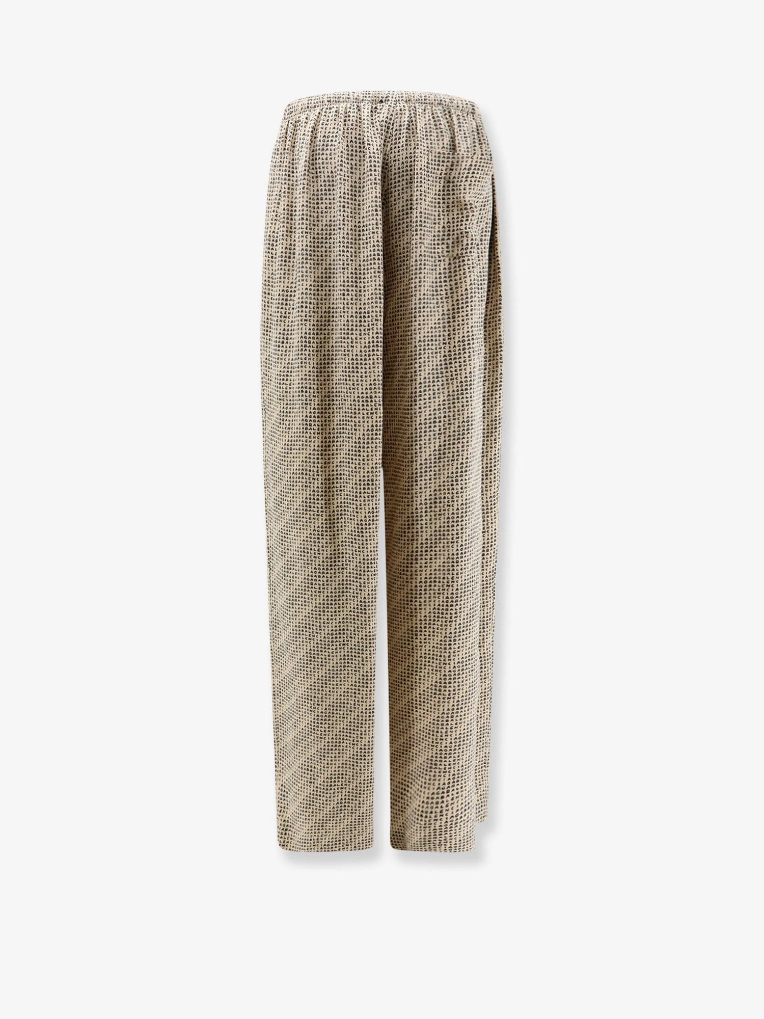 Monogram silk trousers.webp