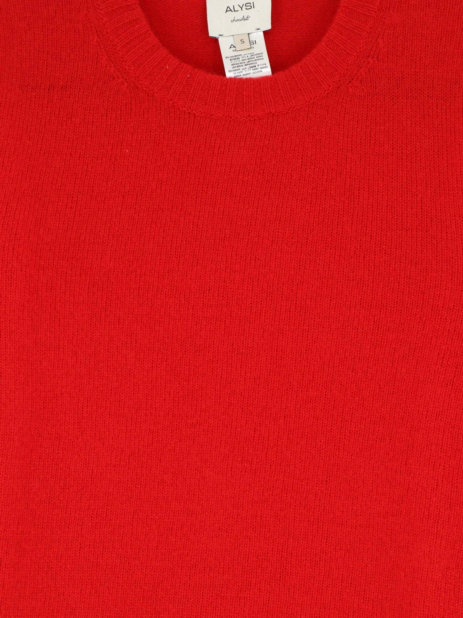 Merino wool and cashmere blend sweater