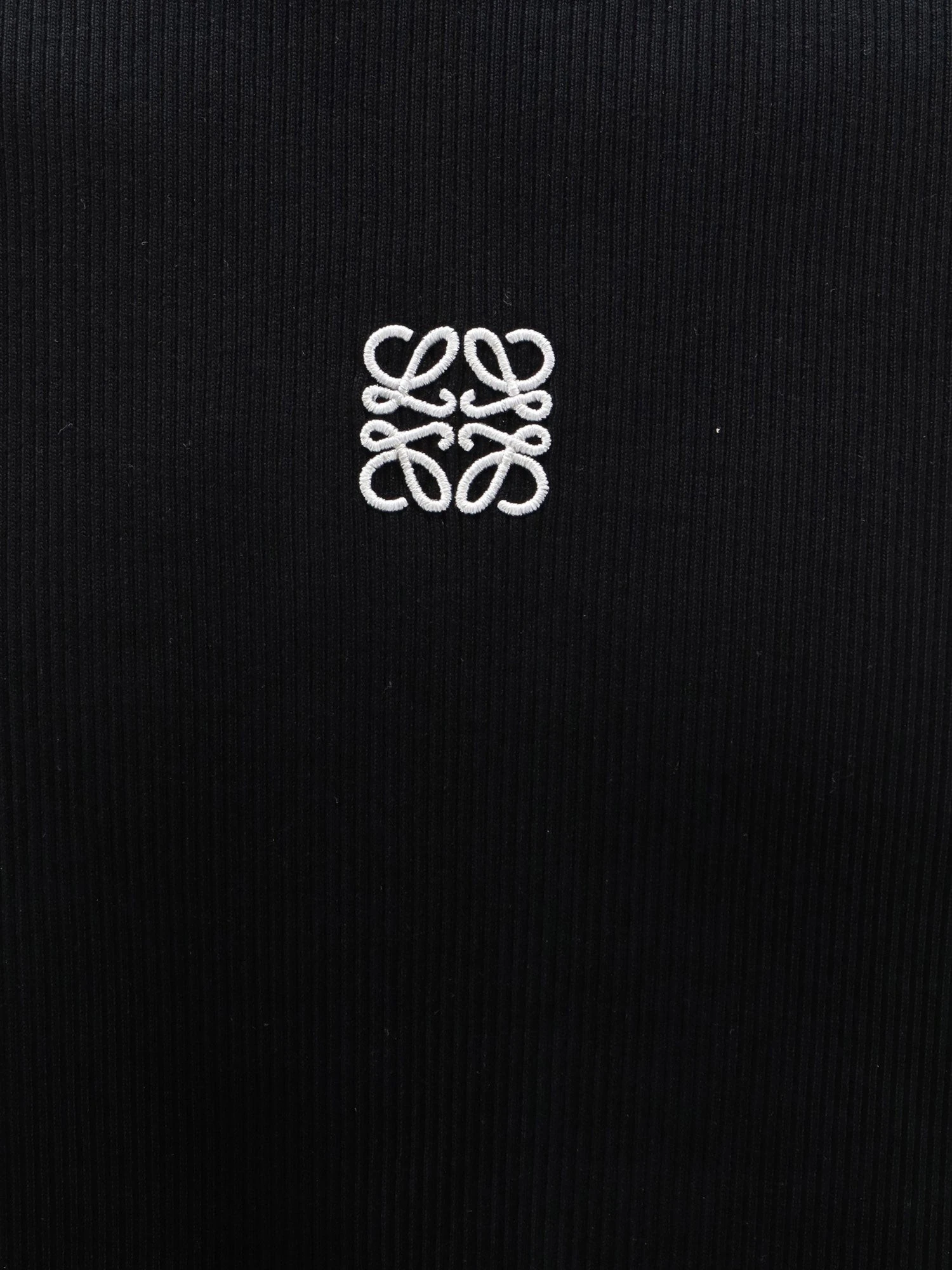 Ribbed cotton t-shirt