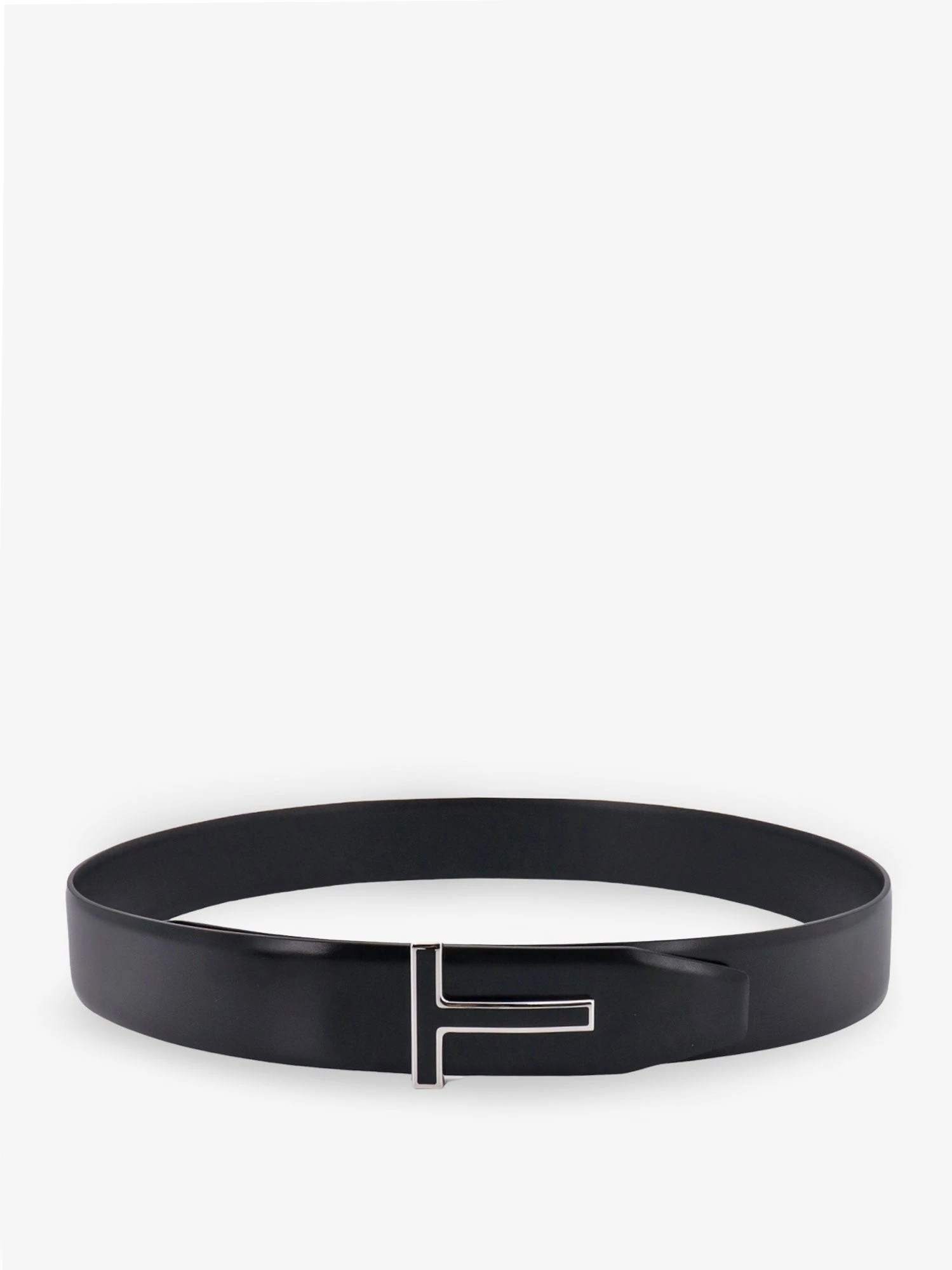 Leather belt with enameled logo.webp