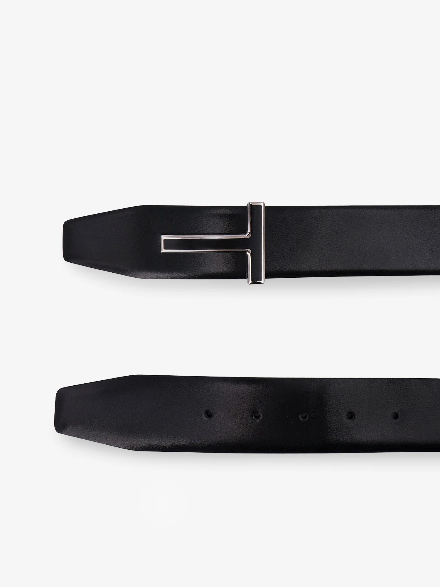 Leather belt with enameled logo.webp