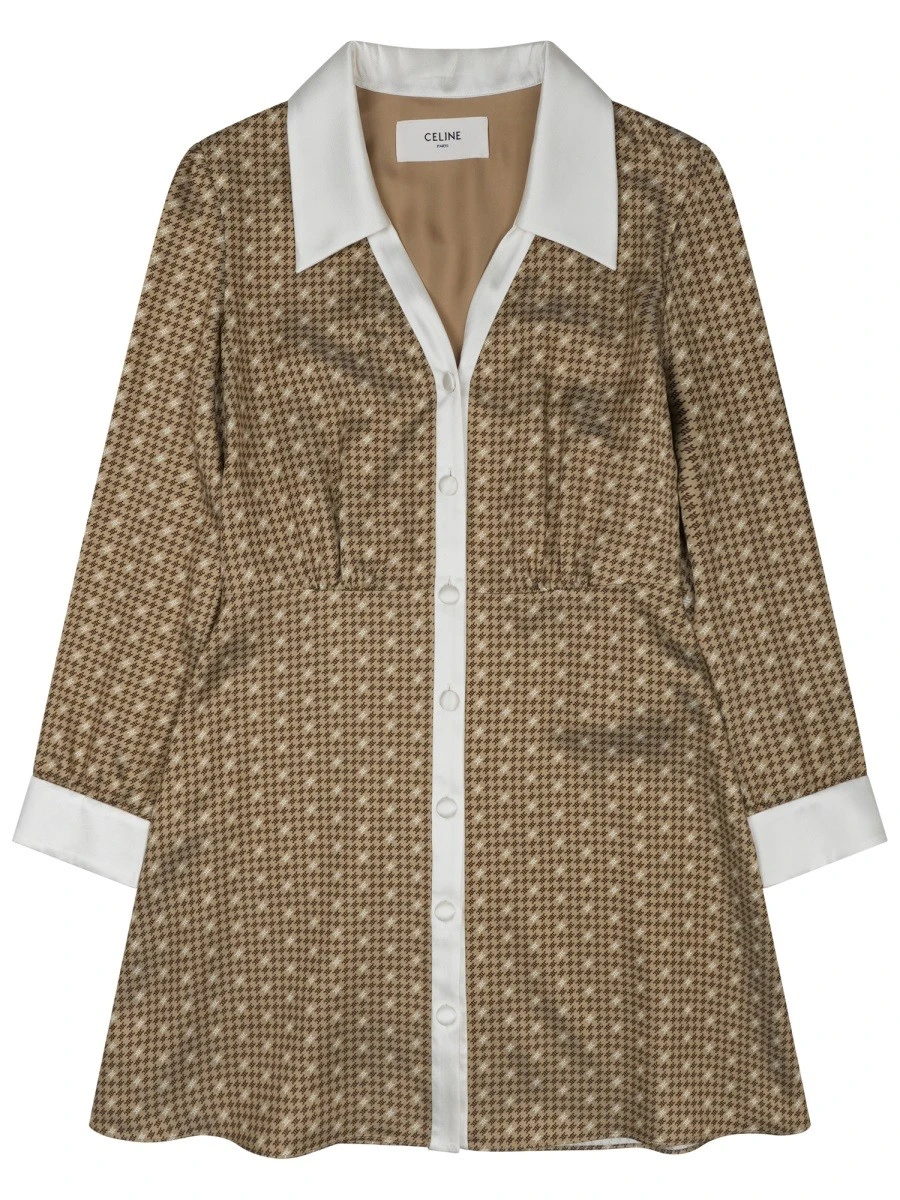 silk twill mini shirt dress.webp
