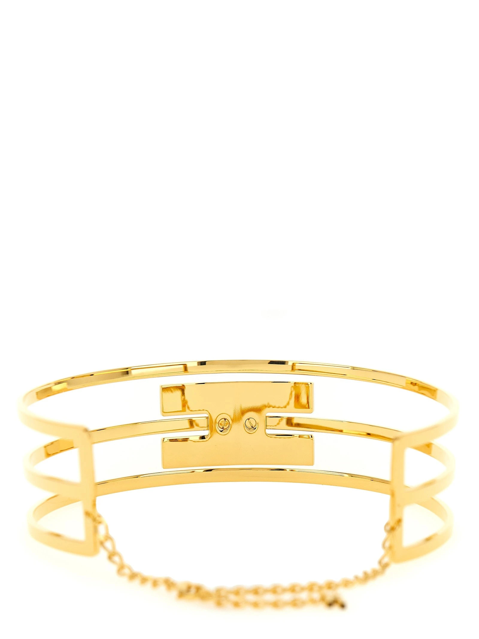 Logo band necklace