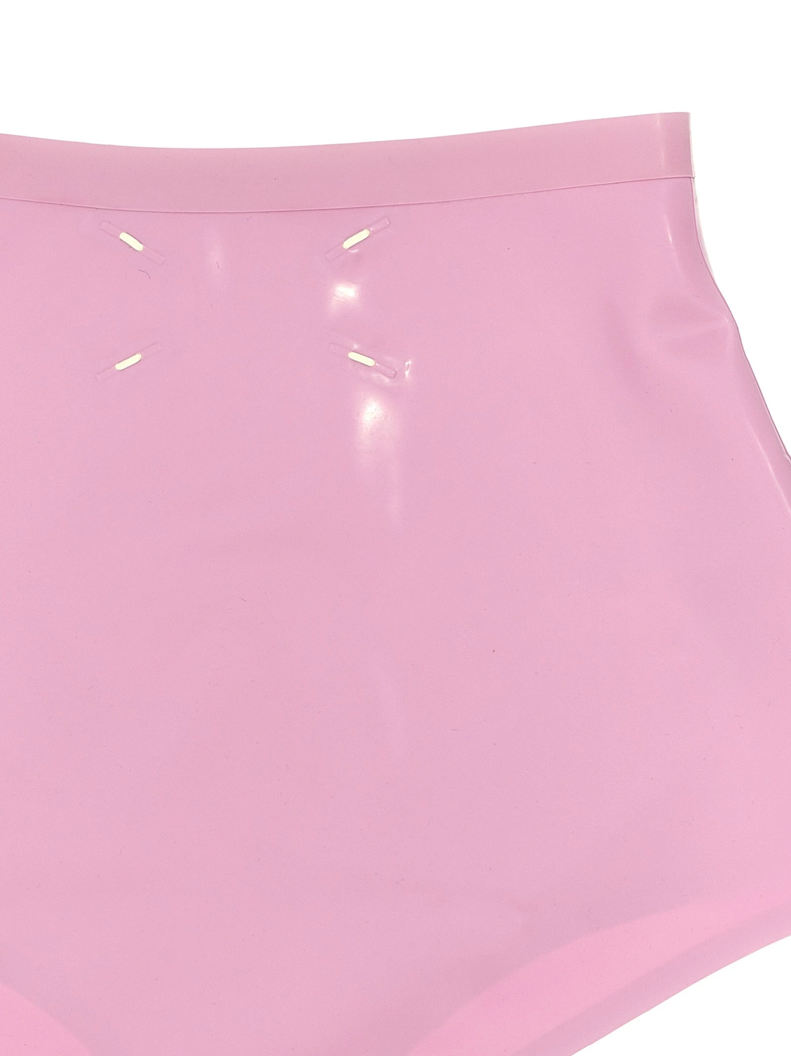 Latex high waist briefs