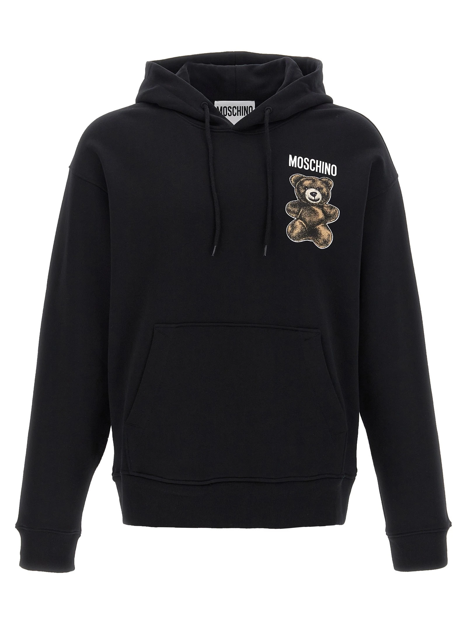 'Teddy' print hoodie