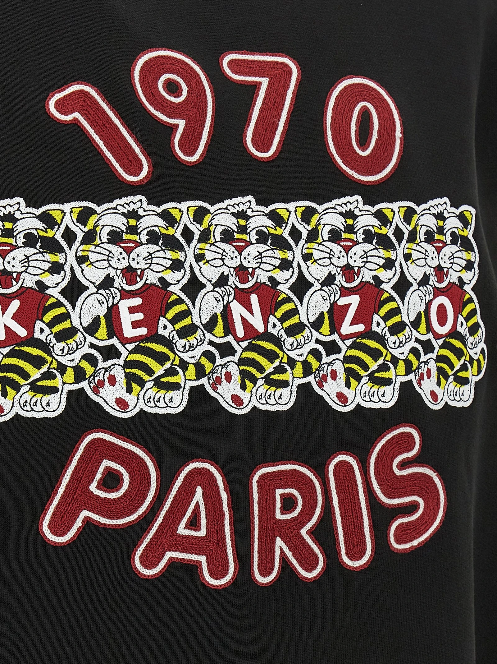 'Wild Tiger Embroidered' sweatshirt