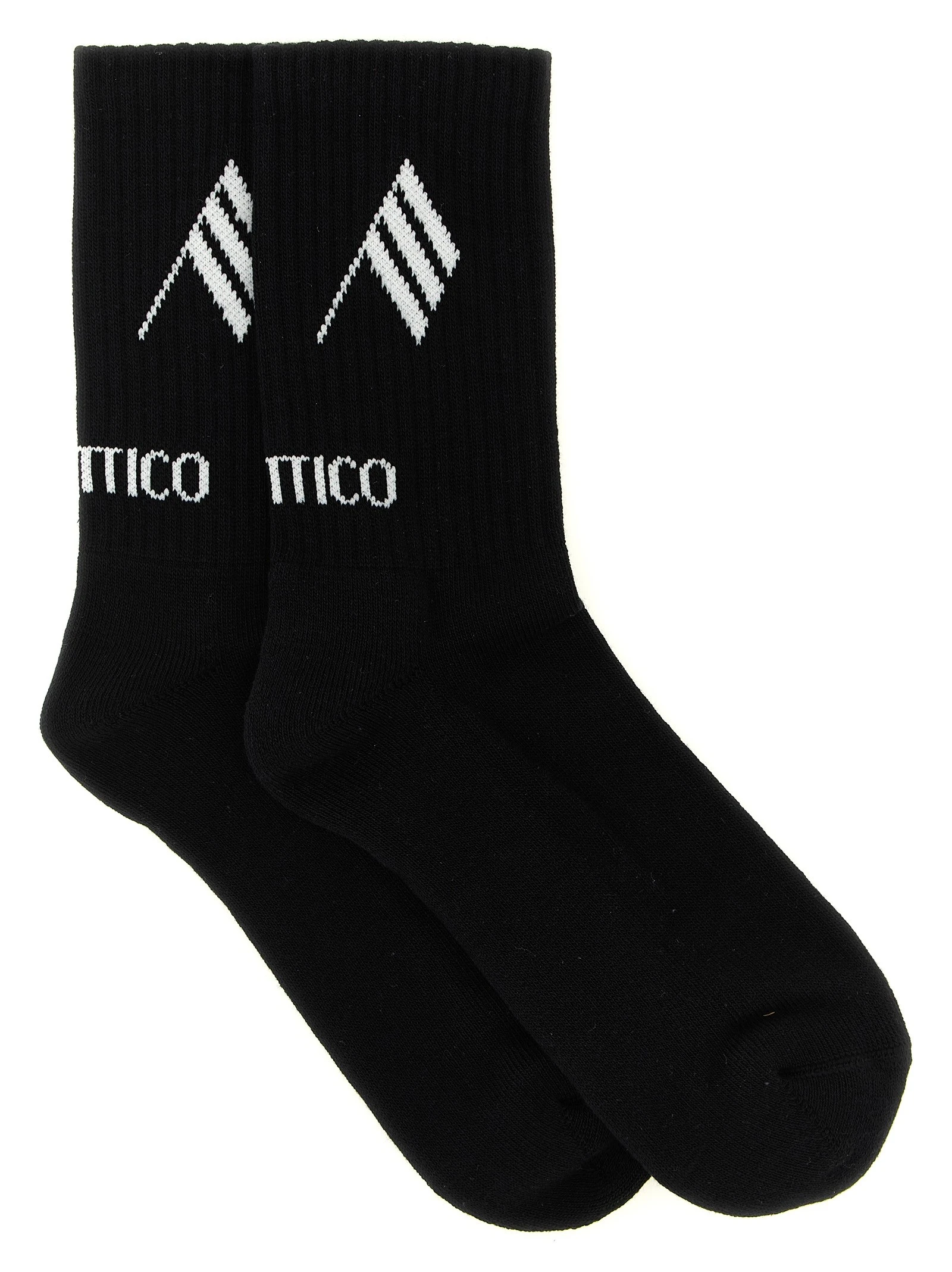 Logo intarsia socks