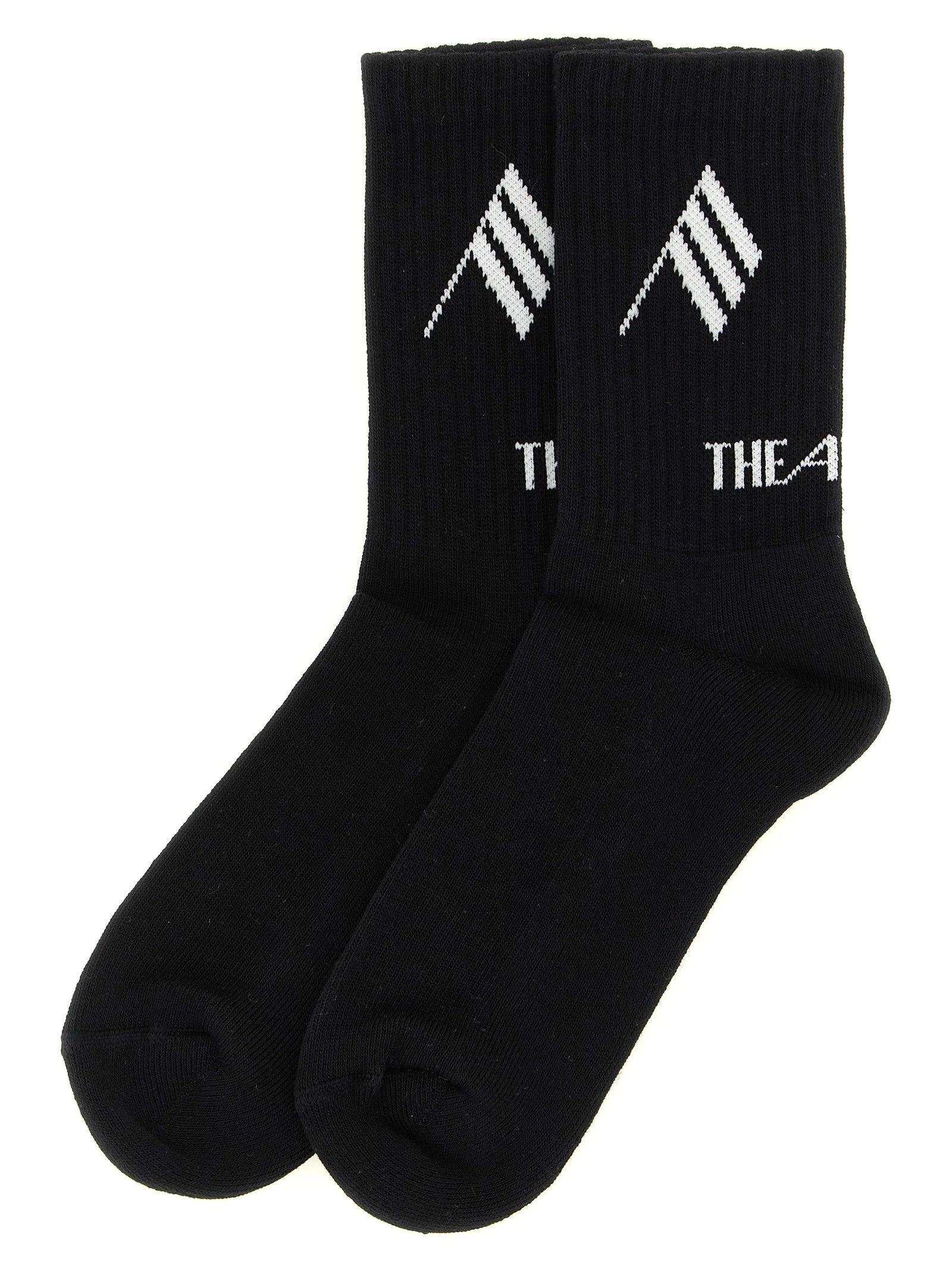 Logo intarsia socks