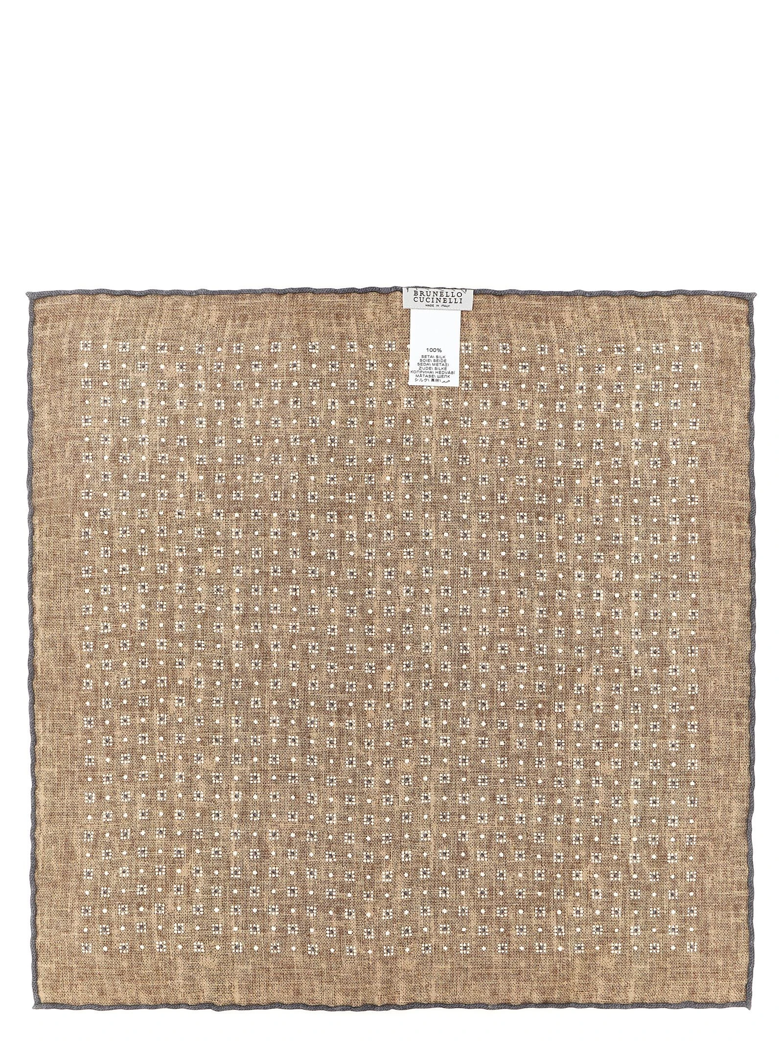 Silk clutch bag