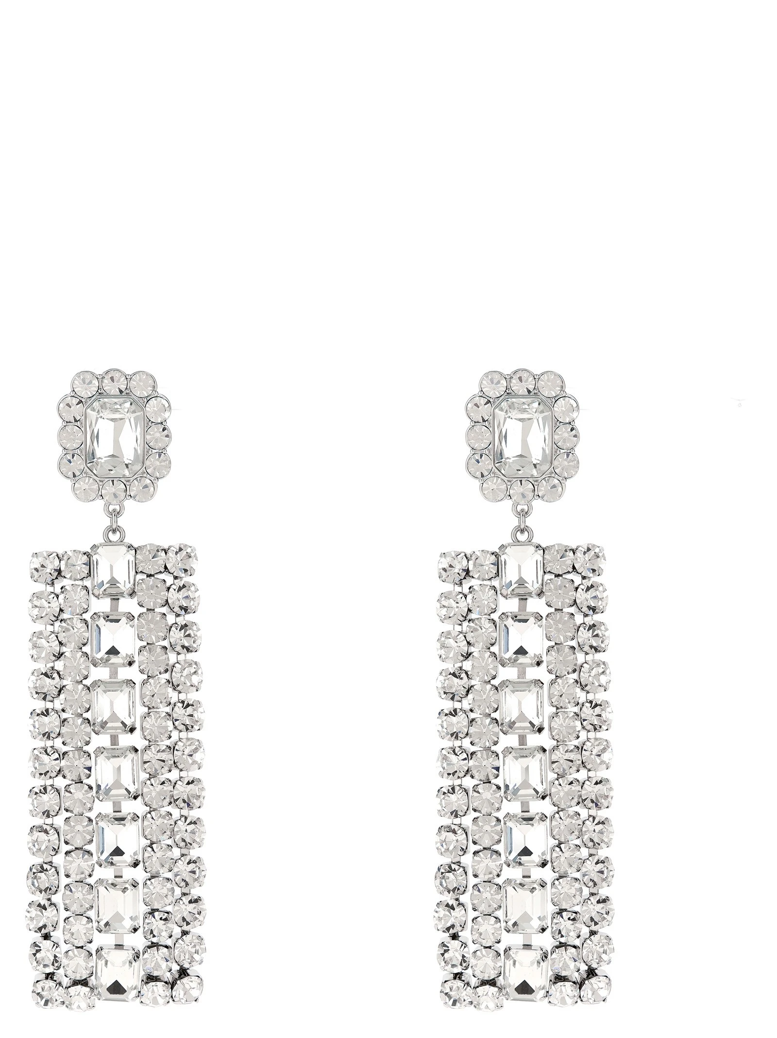 'Multi Crystal Droplet' earrings