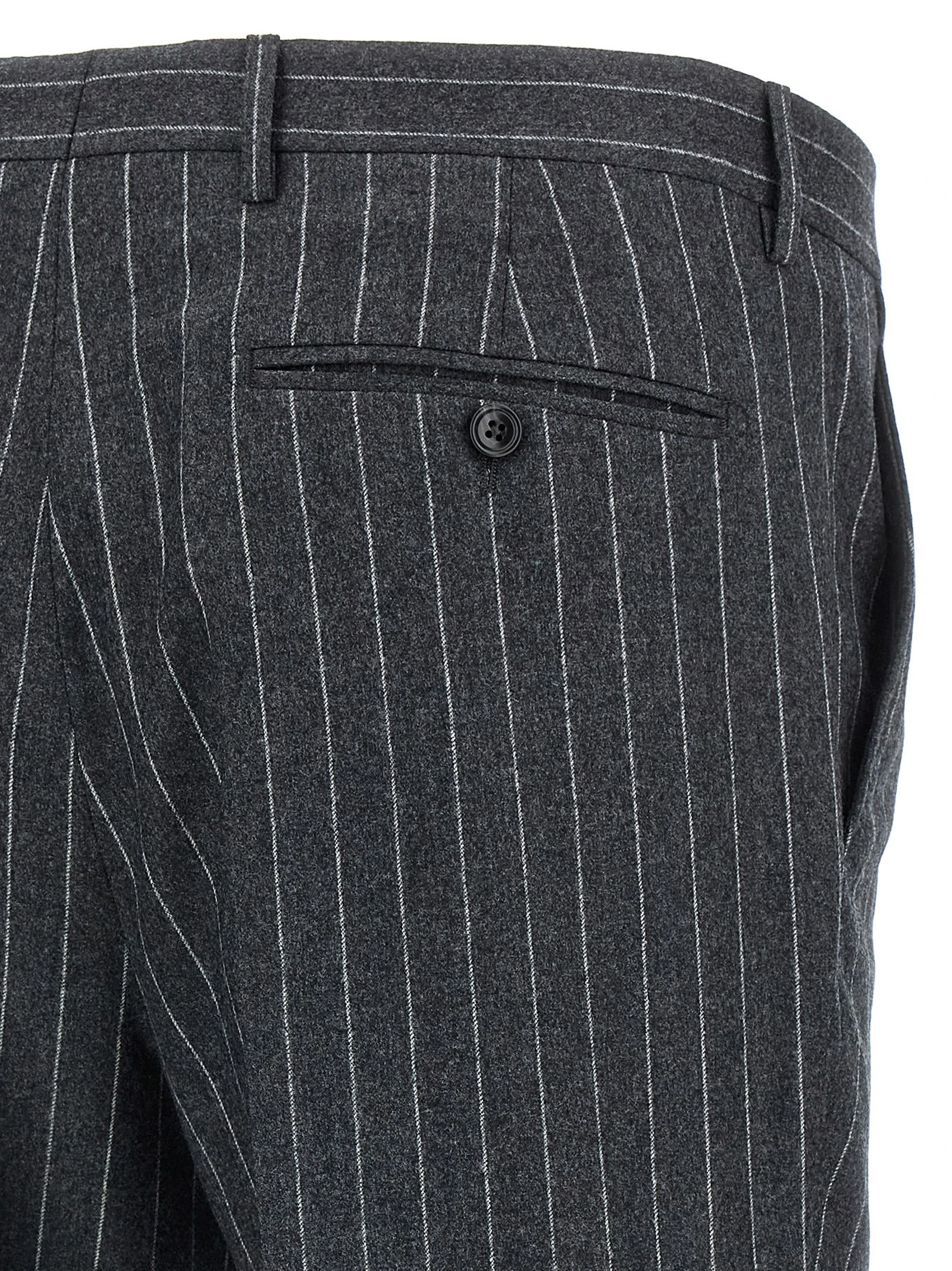 Pinstriped dress