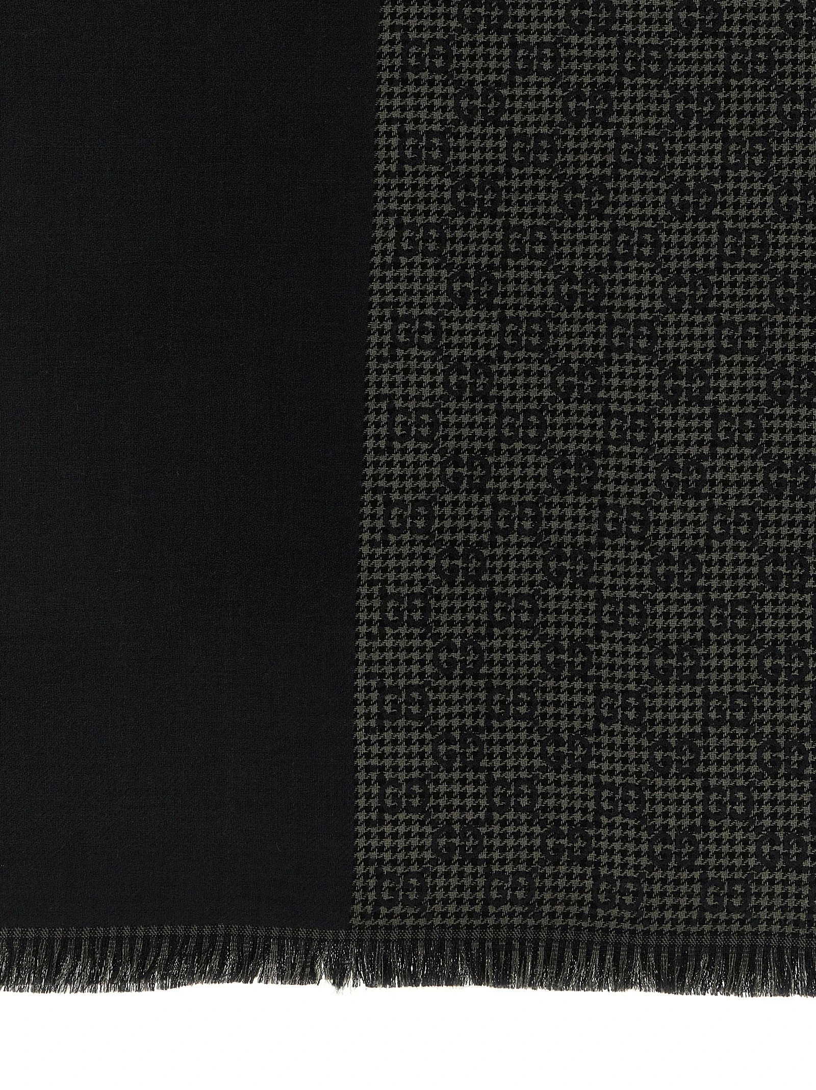 Wool silk scarf
