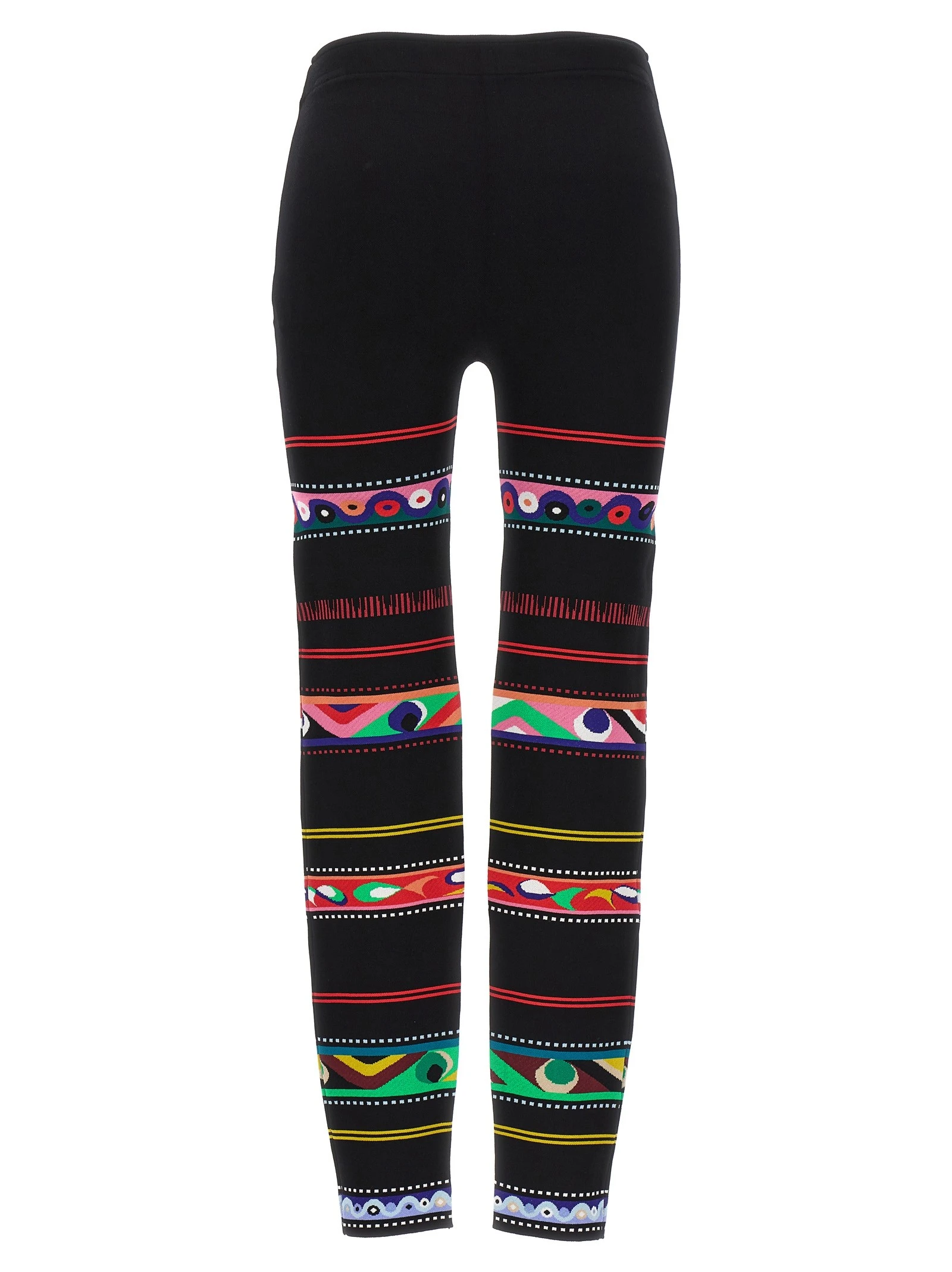 Jacquard patterned leggings