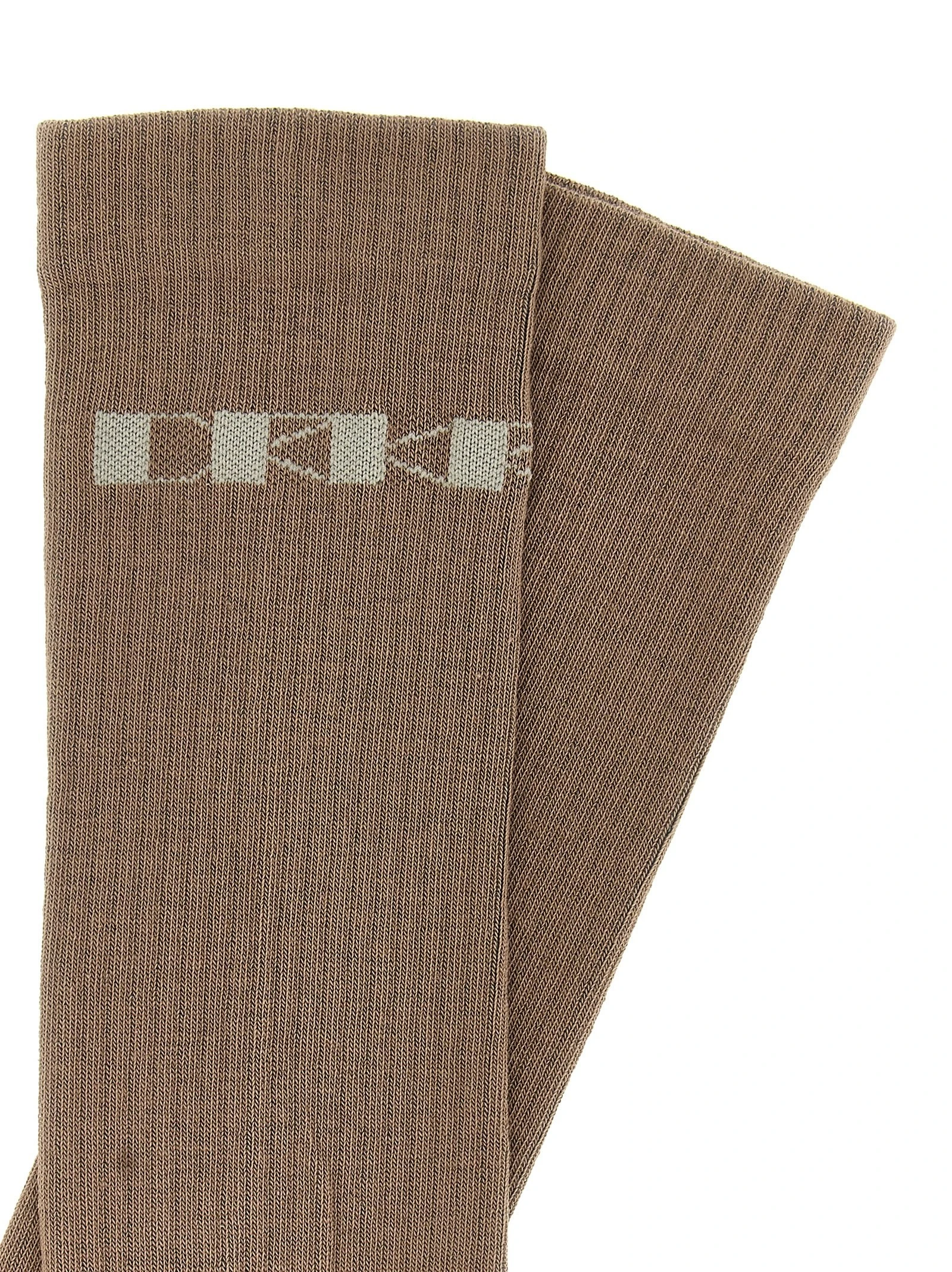 Jacquard logo socks