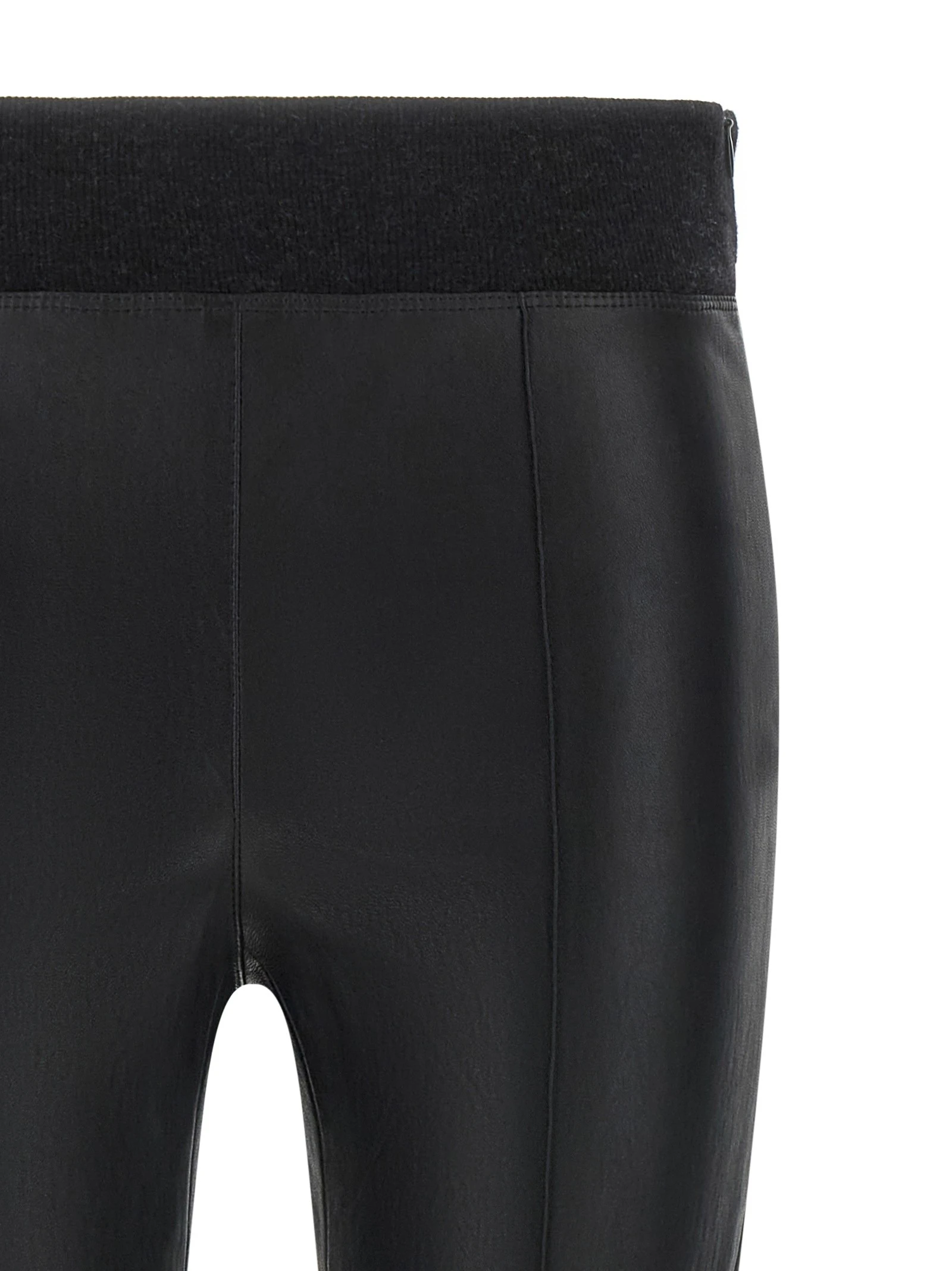 Stretch nappa leather leggings